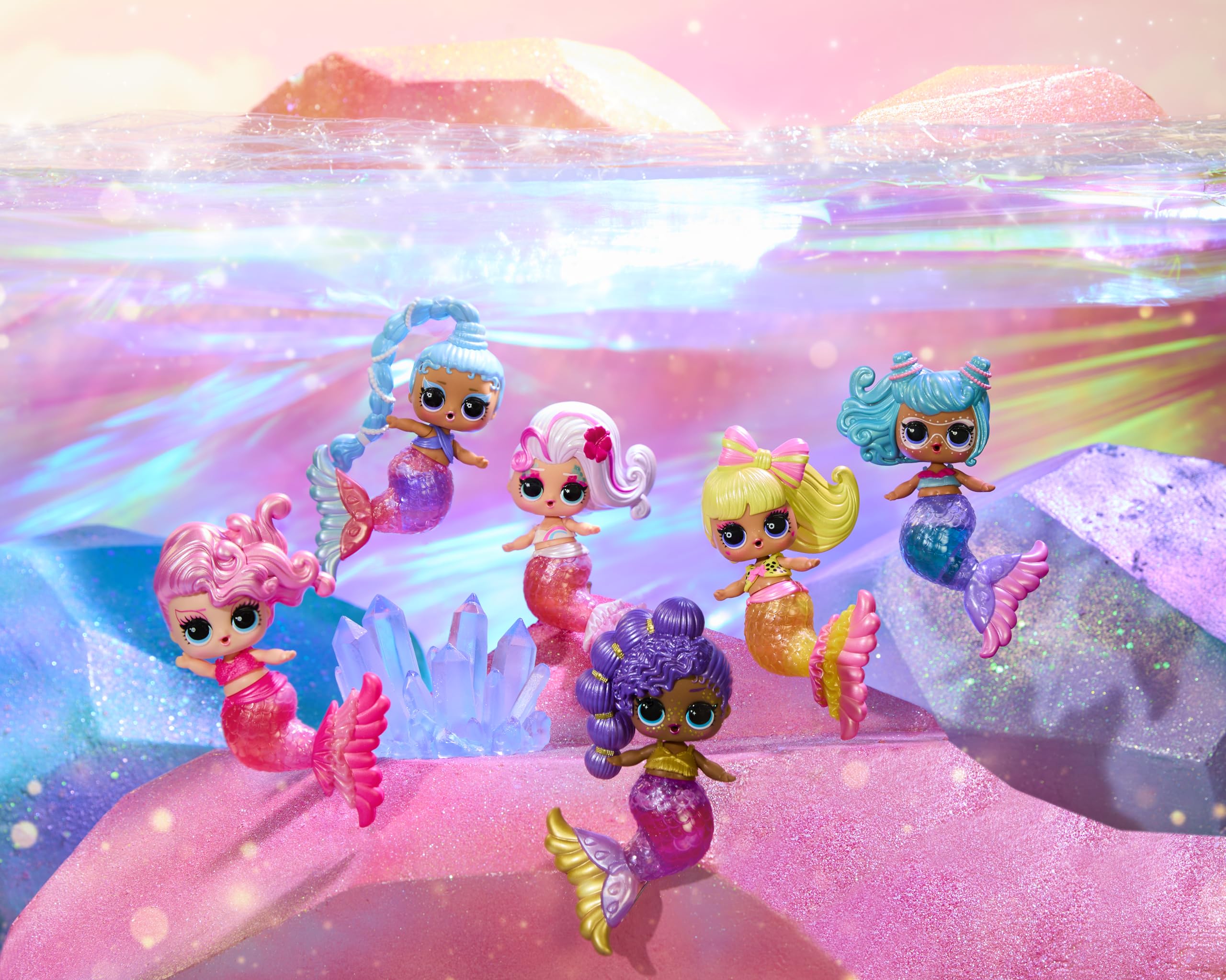 L.O.L. Surprise! Mermaids Makeover Magic Tots Doll - DIY Wearable Lip Gloss | Ages 3+ 7