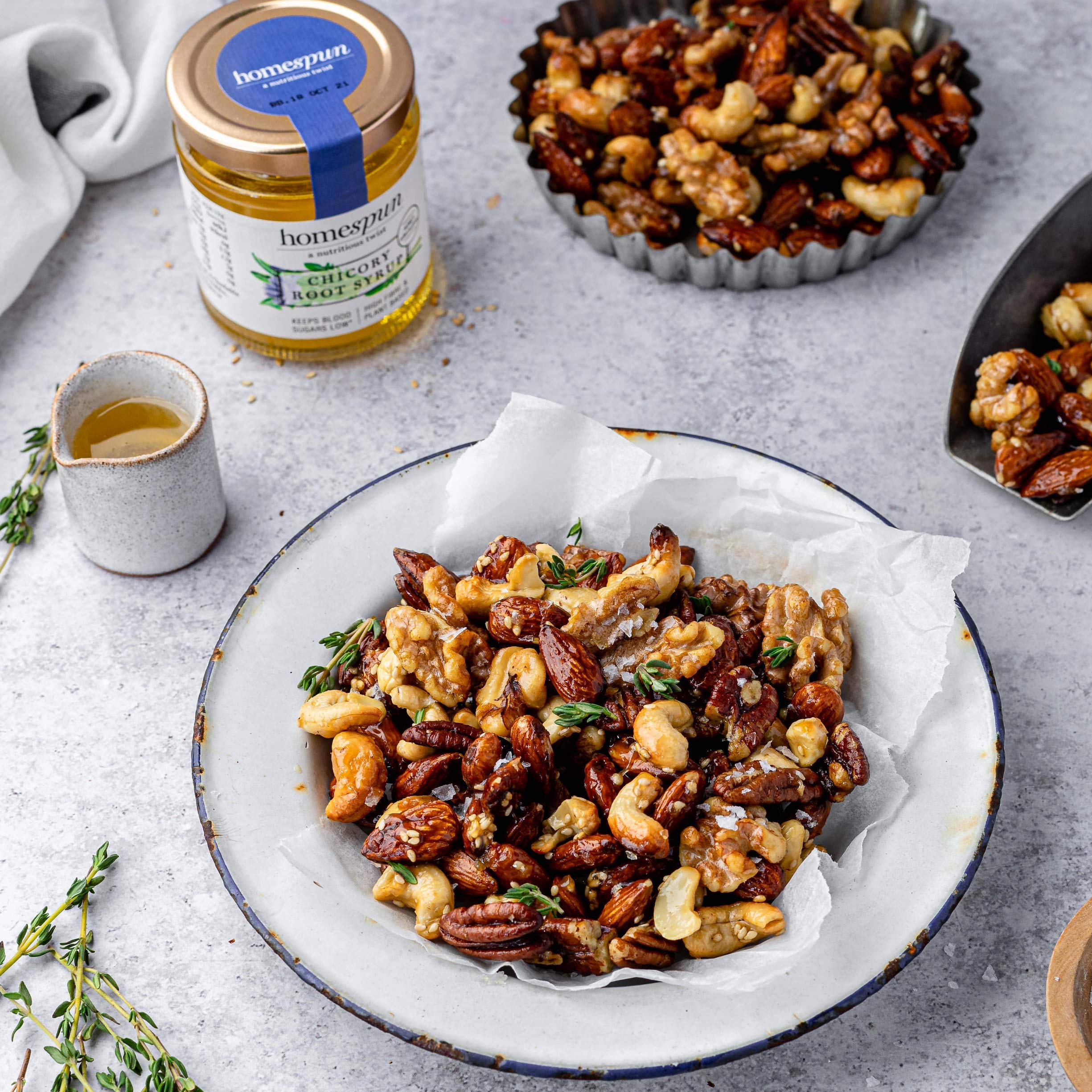 Homs pun Chicory Root Syrup - Keto & Low Carb Sweetener - Low Sugar, Vegan 7