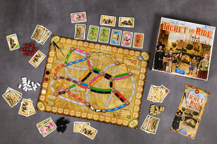 Days of Wonder Ticket to Ride Amsterdam Board Game