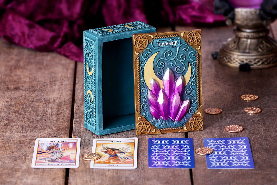 Nemesis Now - Crystalline Tarot Box Blue 14.4cm
