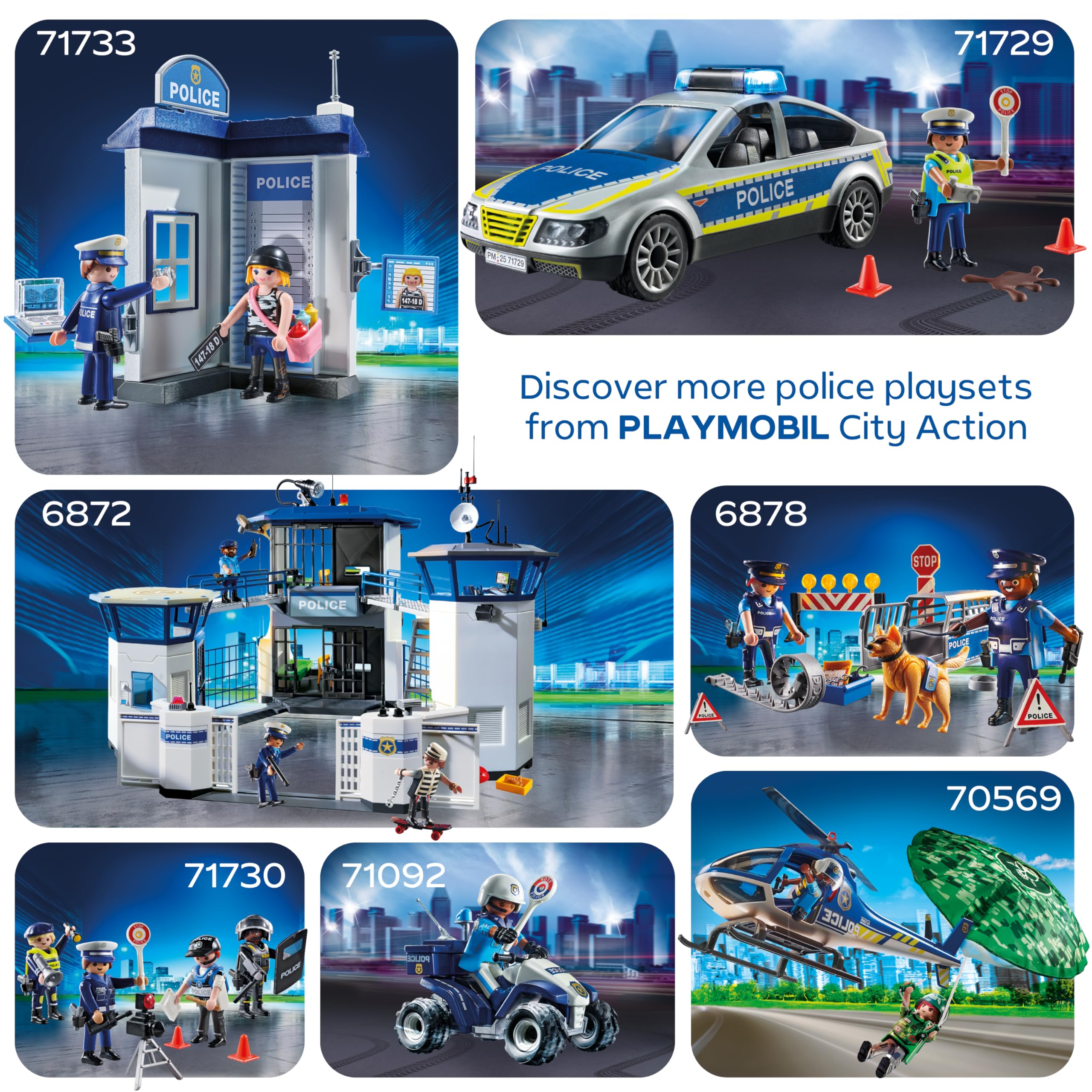 Playmobil Police Station with Investigation Room - Action Playset for Ages 4-10 7