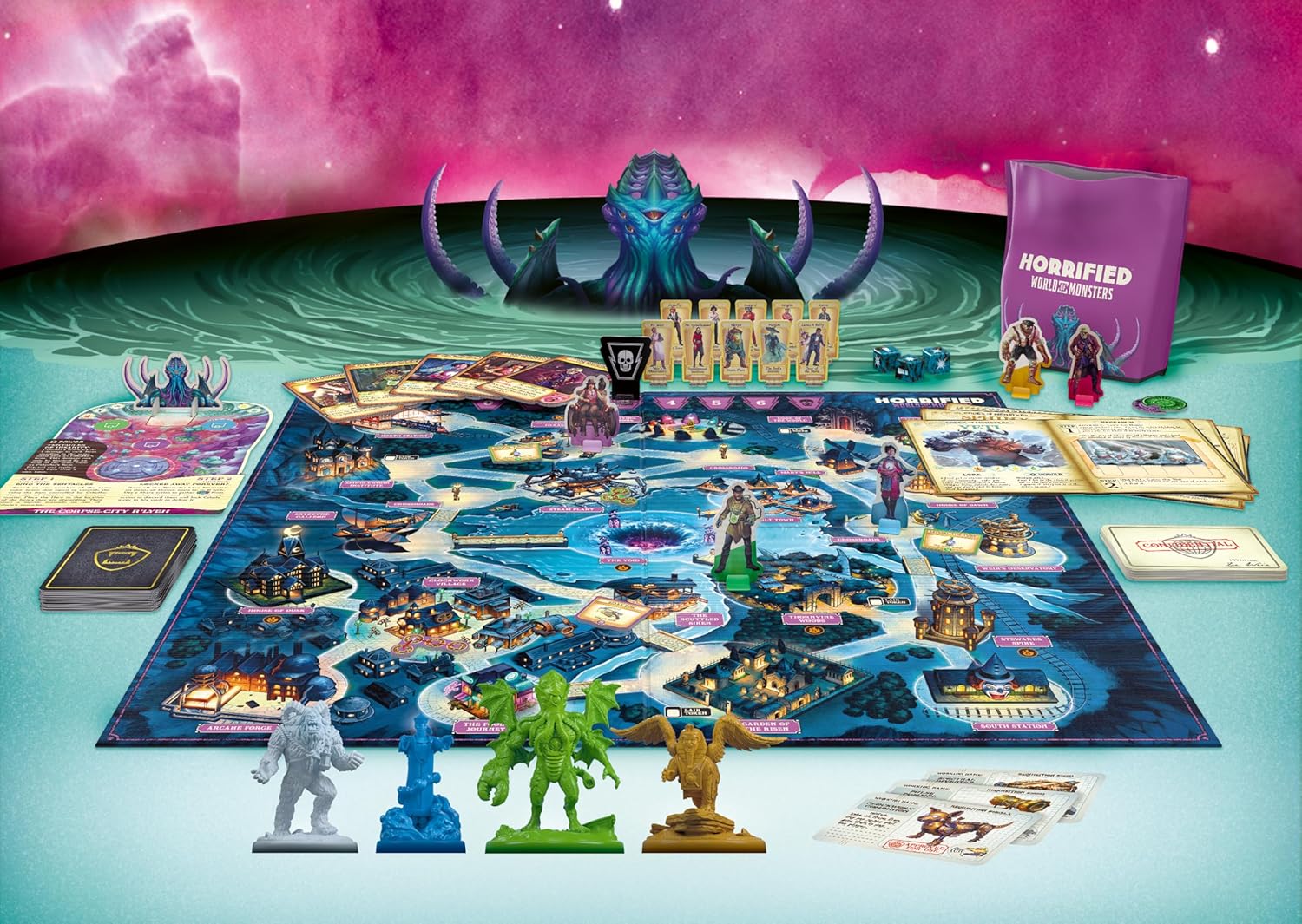 Ravensburger Horrified: World of Monsters Immersive Strategy Board Game 3
