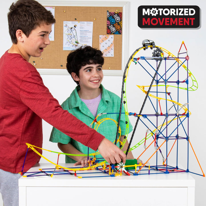 K"nex STEM Explorations Roller Coaster Building Set - Motorized Educational Playset for Ages 8+