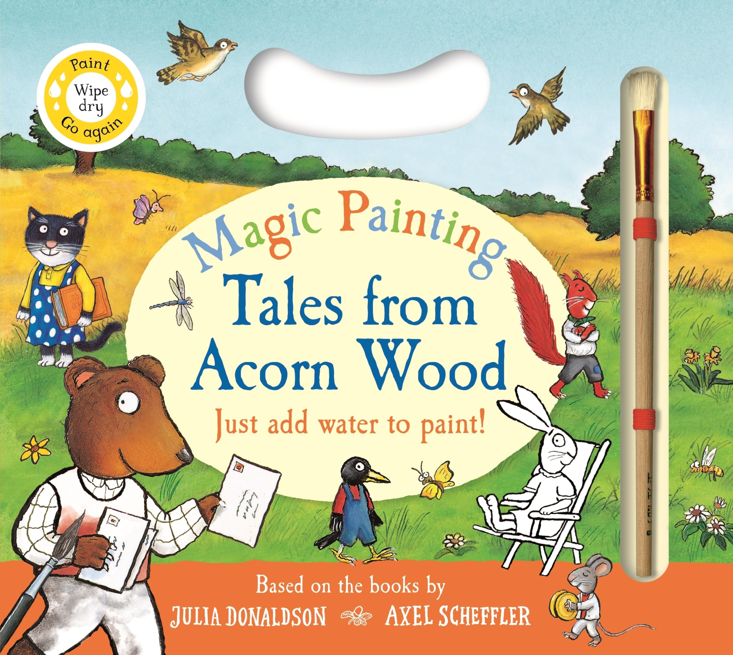 MACMILLAN Tales from Acorn Wood Magic Painting - Mess-Free Water Activity Book | Ages 3-5 | Julia Donaldson