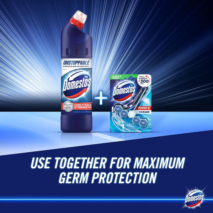 Domestos Original Thick Bleach 750ml - Toilet & Multi-Surface Cleaner
