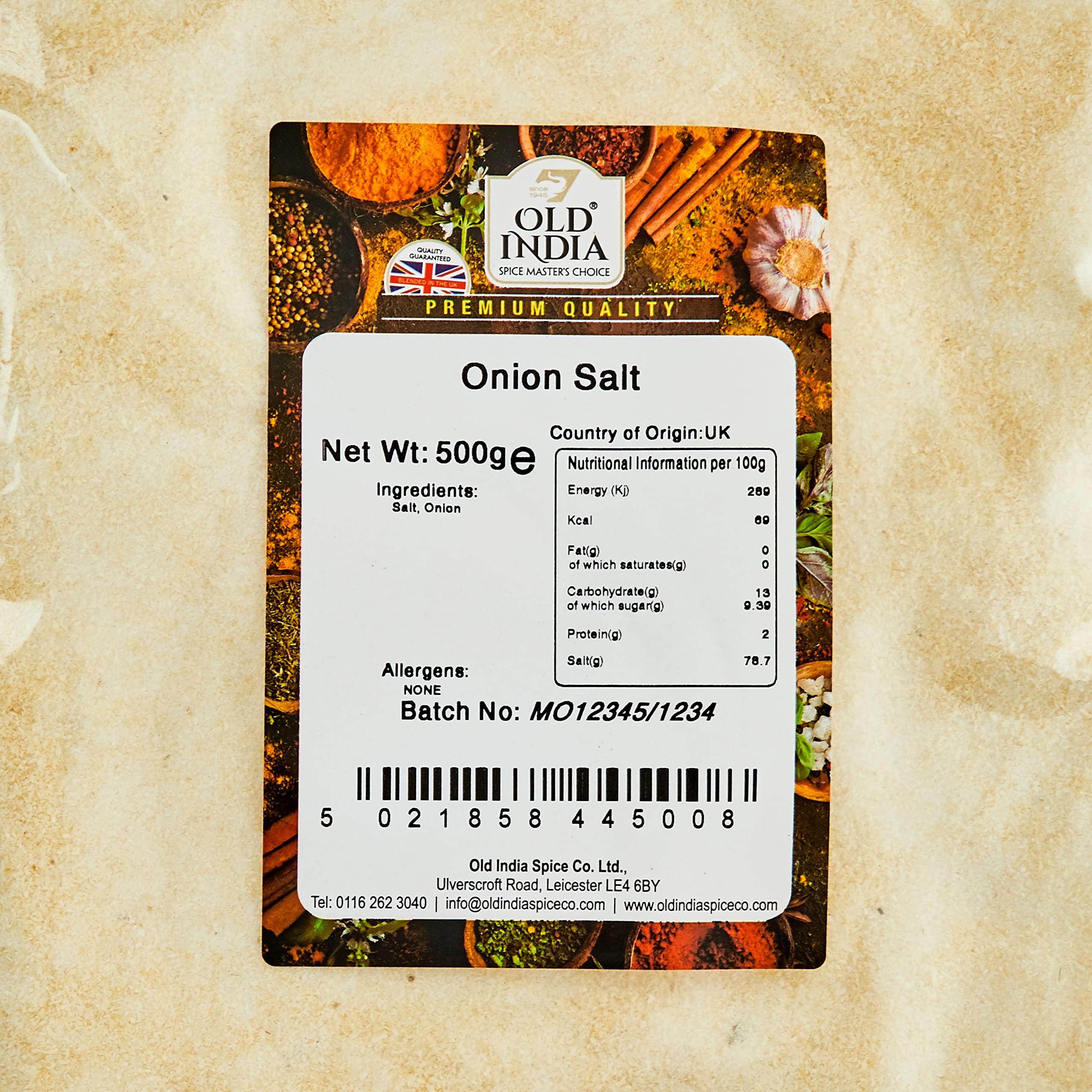 Old India Onion Salt 500g 5