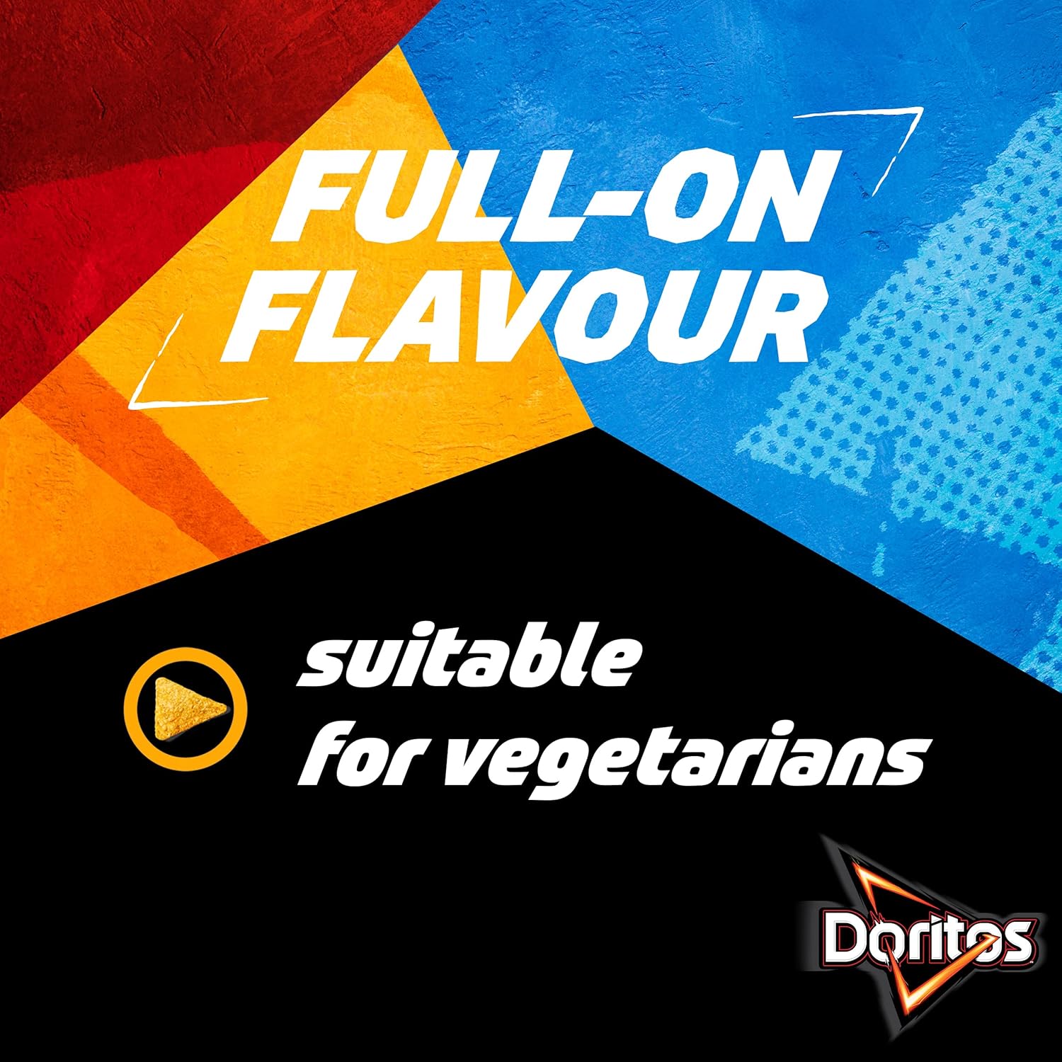 Doritos Tangy Cheese Tortilla Chips, 40g (Case of 32) - Bold Flavour, Vegetarian Crisps 7