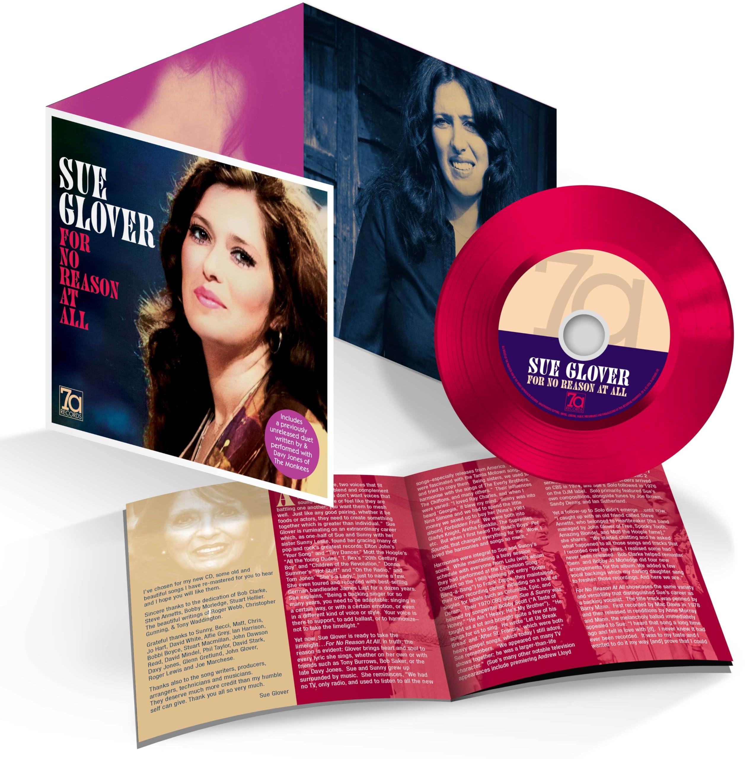 Sue Glover - For No Reason At All [CD] 1