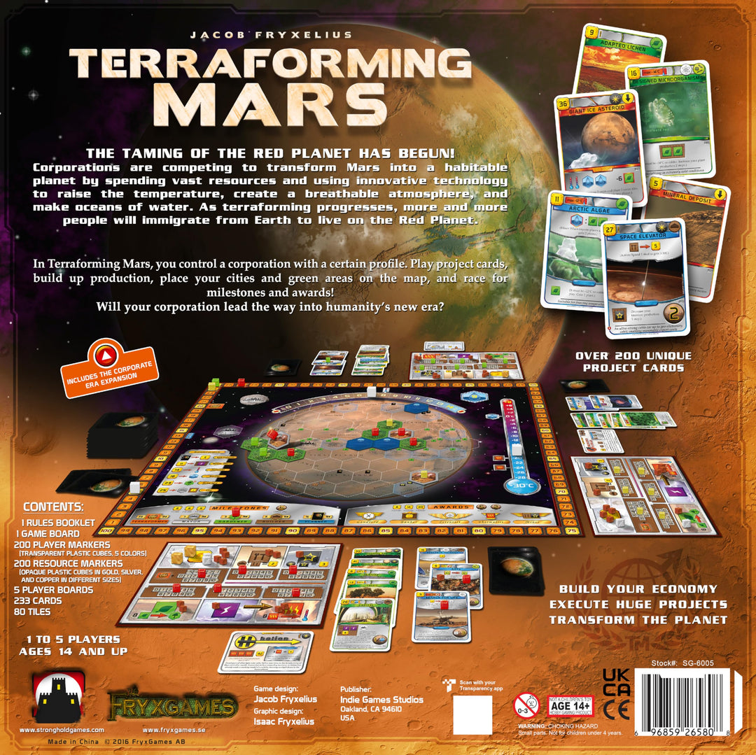 Stronghold Games Terraforming Mars Board Game