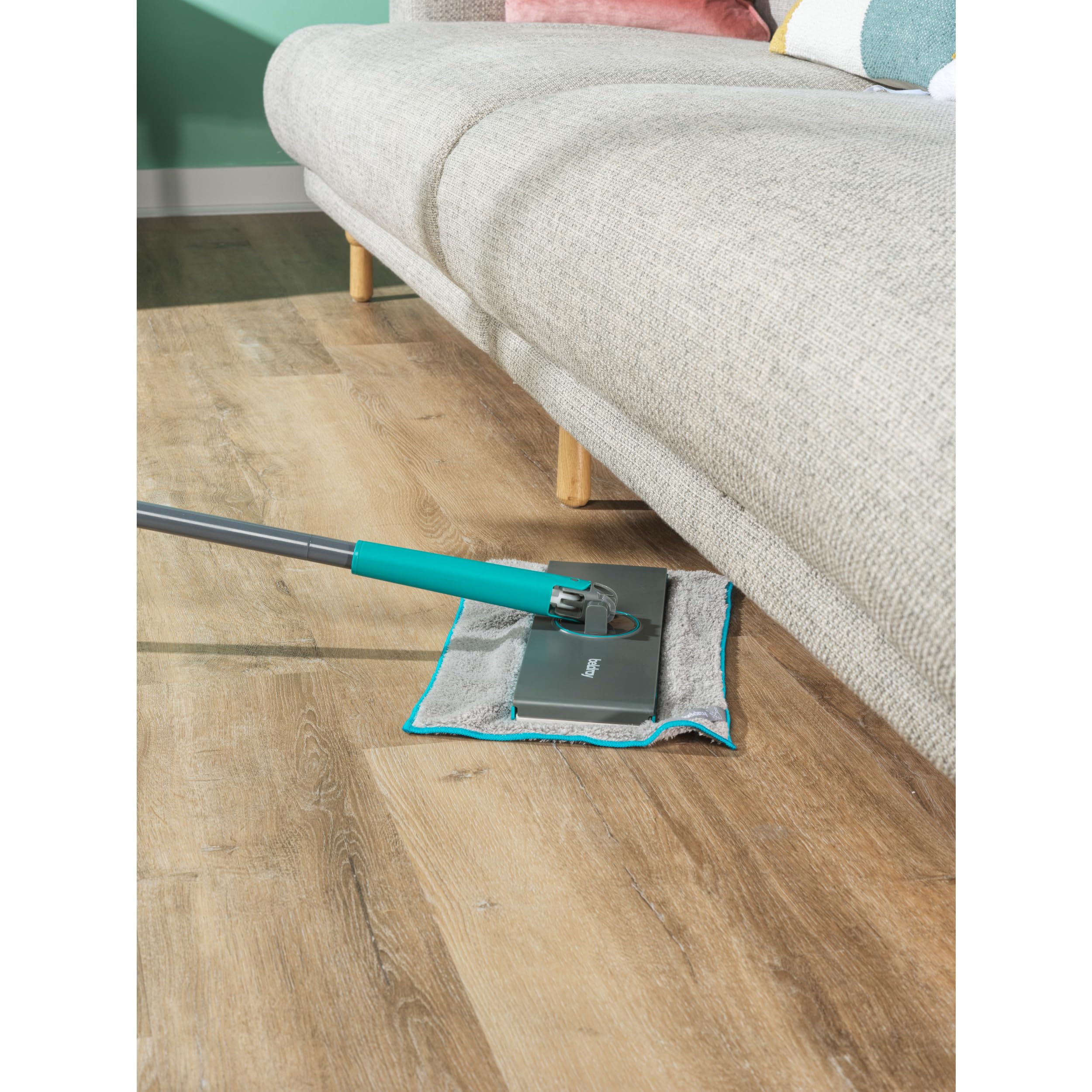 Beldray Anti-Bac Clip-to-Grip Large Mop for Tiles, Floors, Windows & Mirrors 12