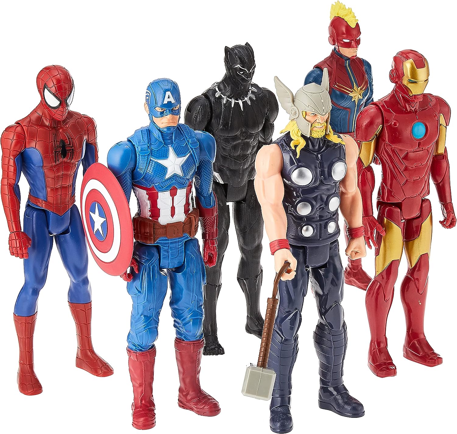Marvel Titan Hero Series 6-Pack Action Figures - 30 cm Scale Super Heroes