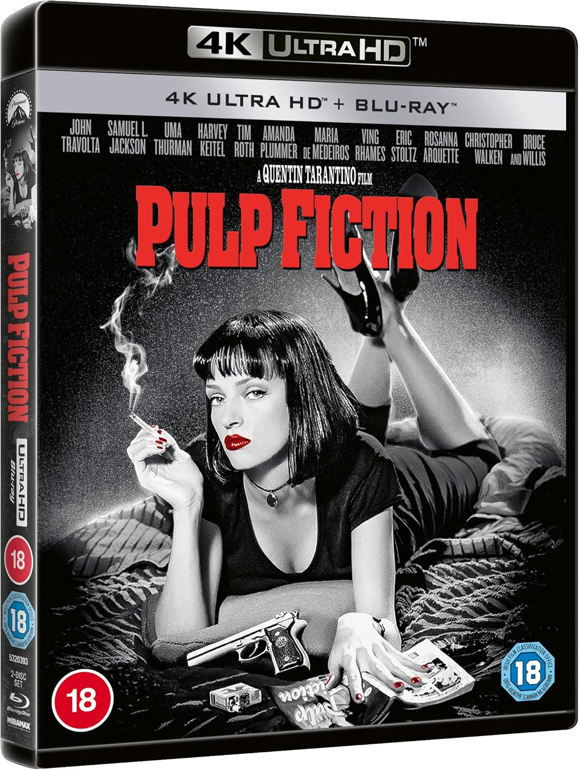 Pulp Fiction 4K UHD [Blu-ray] [Region A & B & C] 2
