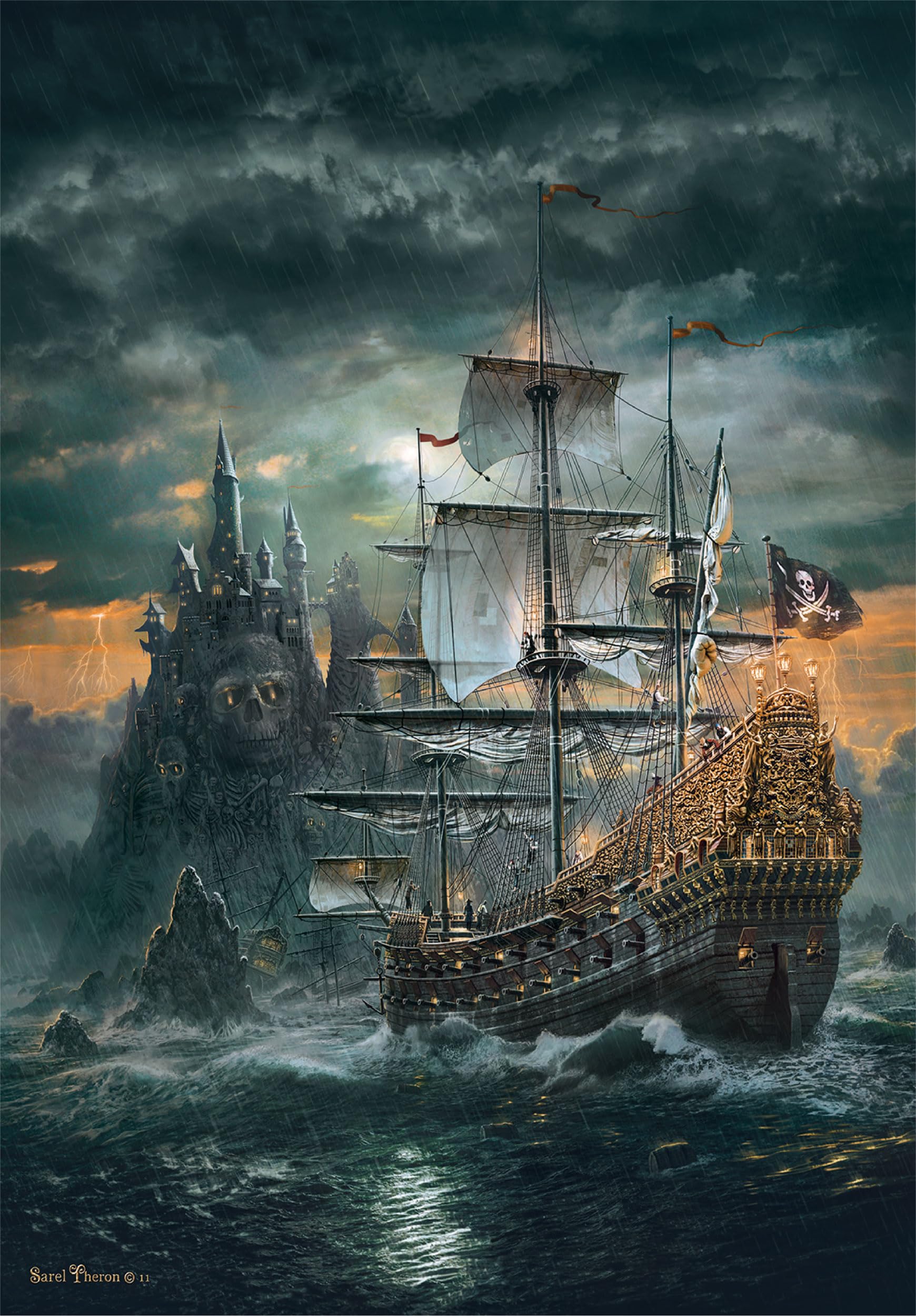 Clementoni Jigsaw Puzzle Collection - The Pirates Ship 1500 Pieces