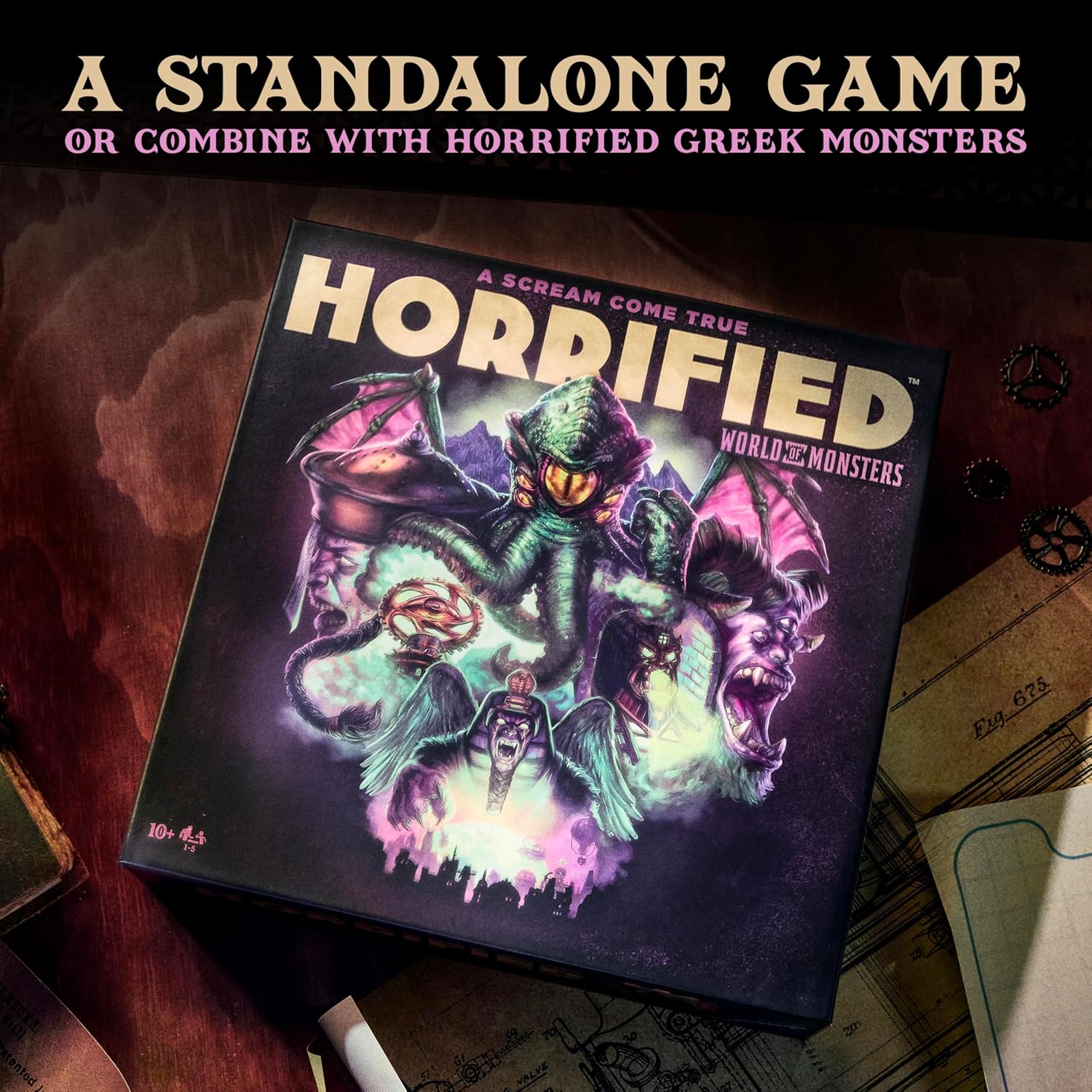 Ravensburger Horrified: World of Monsters Immersive Strategy Board Game 4