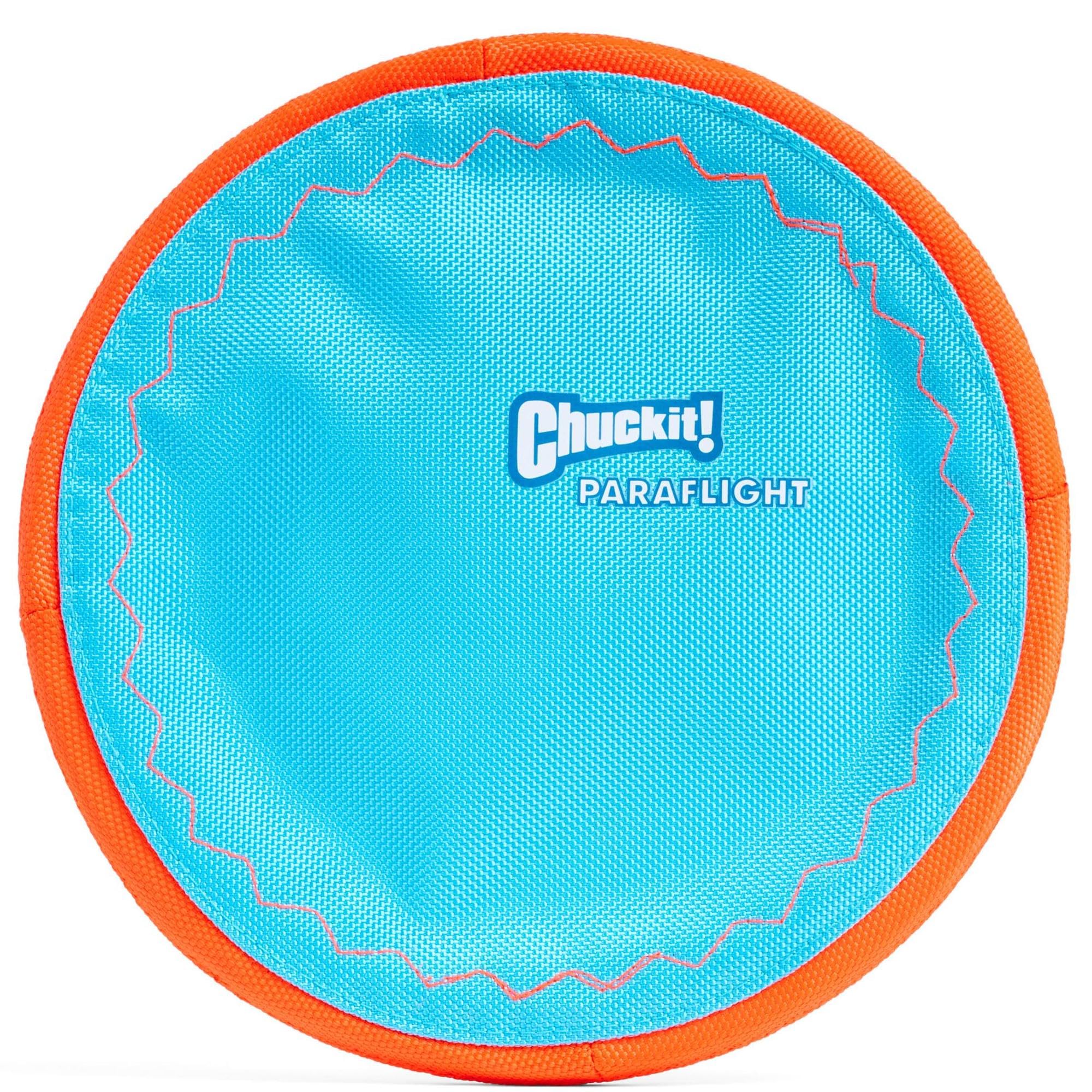 Chuckit! Paraflight Dog Toy - Floating Flying Disc for Fetch Play | Large Size | Durable Polyester