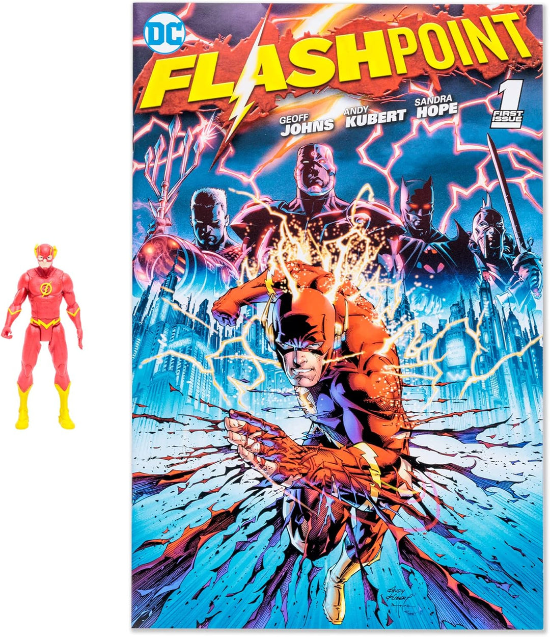 McFarlane DC Direct Comic Action Figure - The Flash (Flashpoint) 18cm Ultra Articulated Collectible