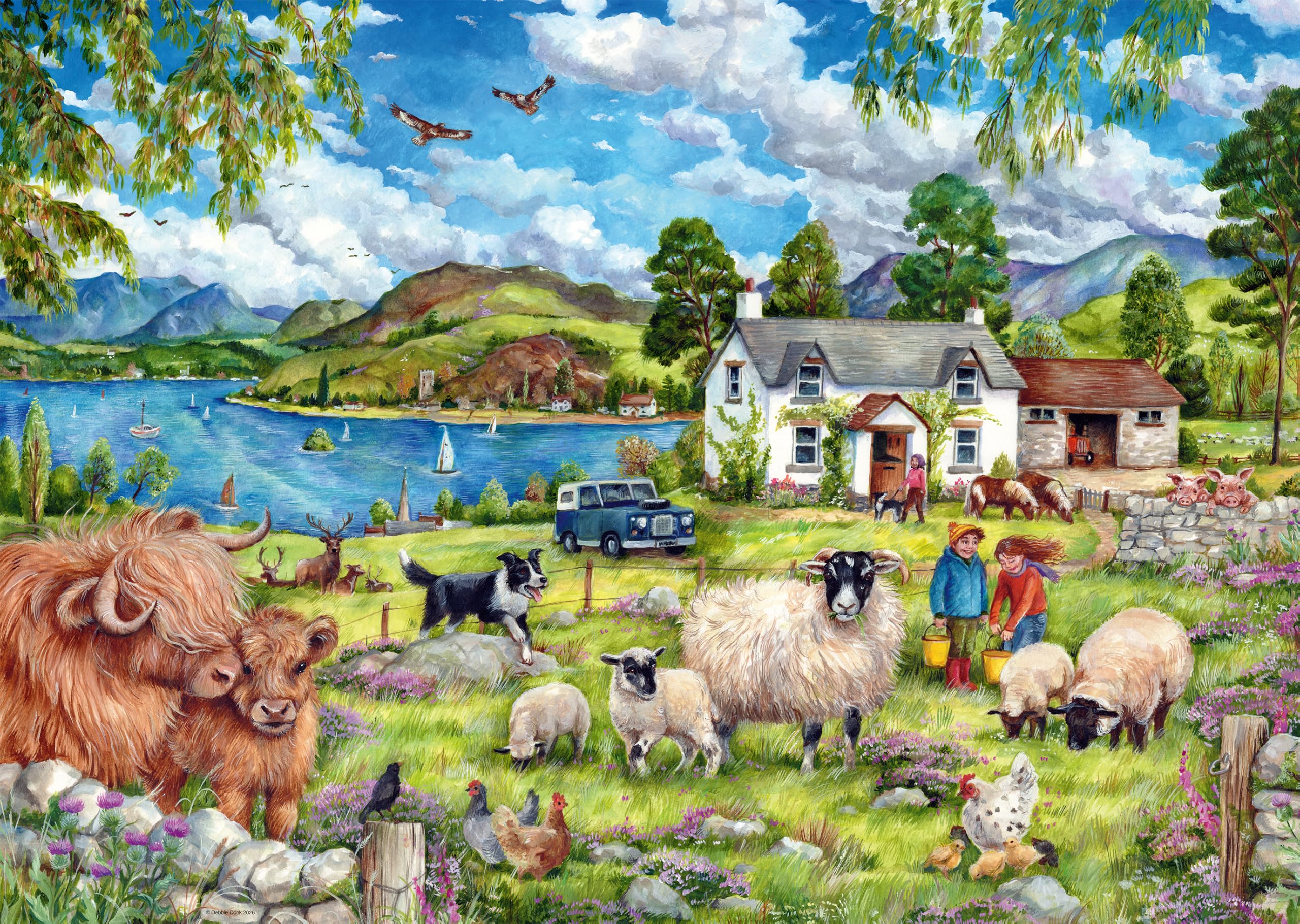 Ravensburger Country Farm 1000 Piece Jigsaw Puzzle for Adults and Families