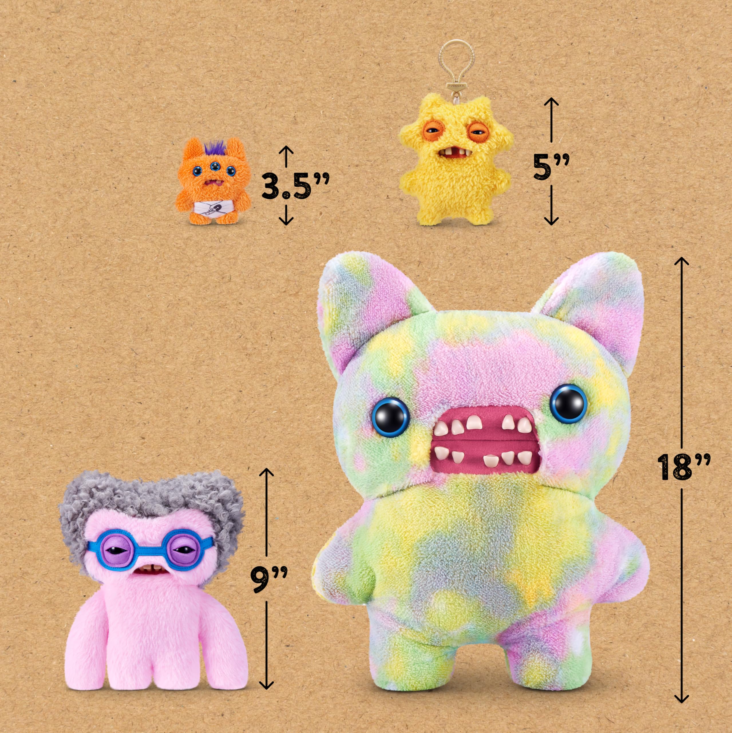 Fuggler Old Fogies Squidge 9-Inch Plush Toy | Human-Like Teeth | Collectible Stuffed Animal 6