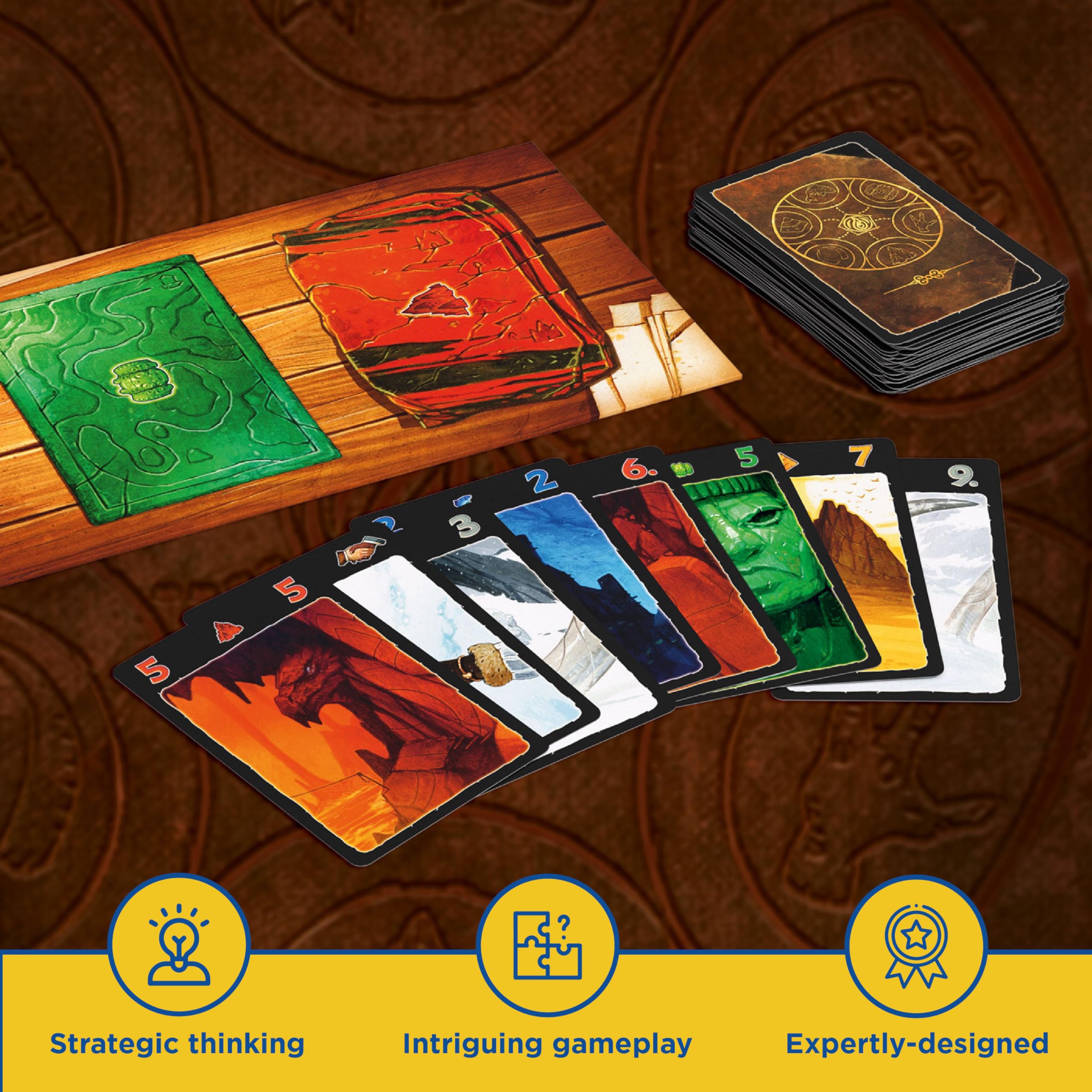 Thames & Kosmos Lost Cities: The Original Card Game with 6th Expedition | 2 Players | Ages 10+ 7