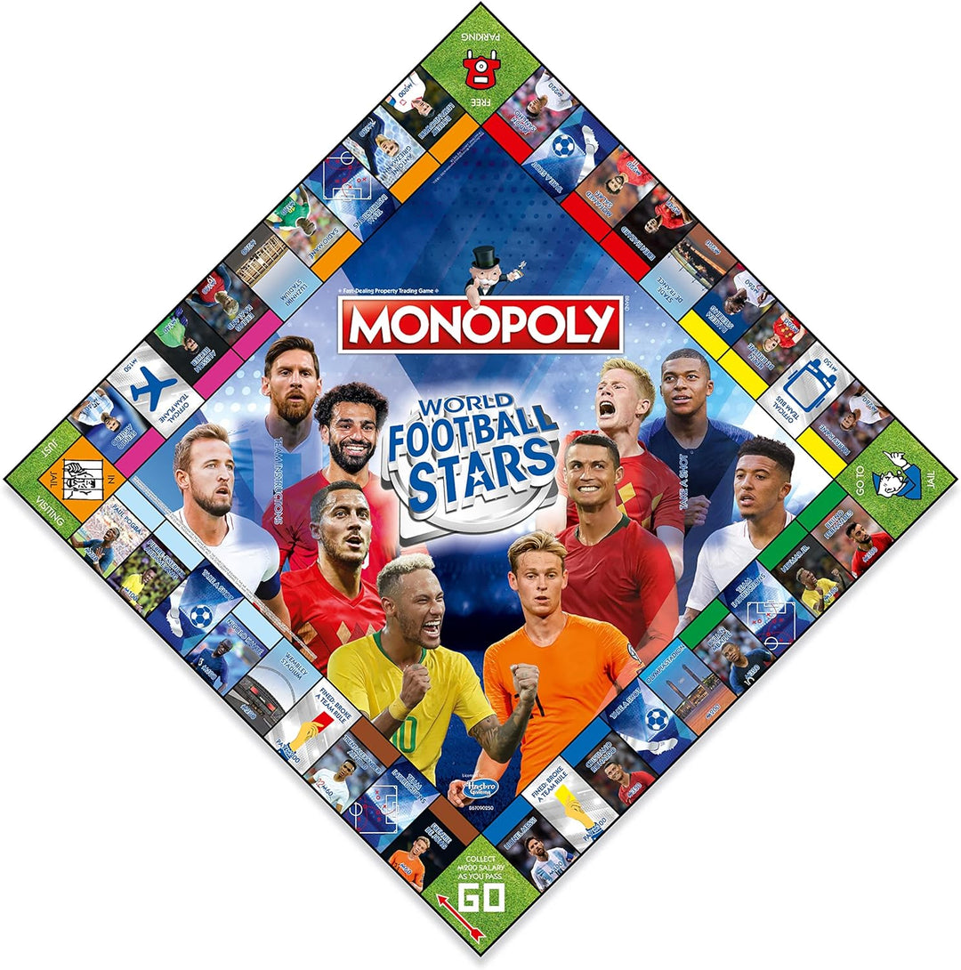 World Football Stars Monopoly Board Game