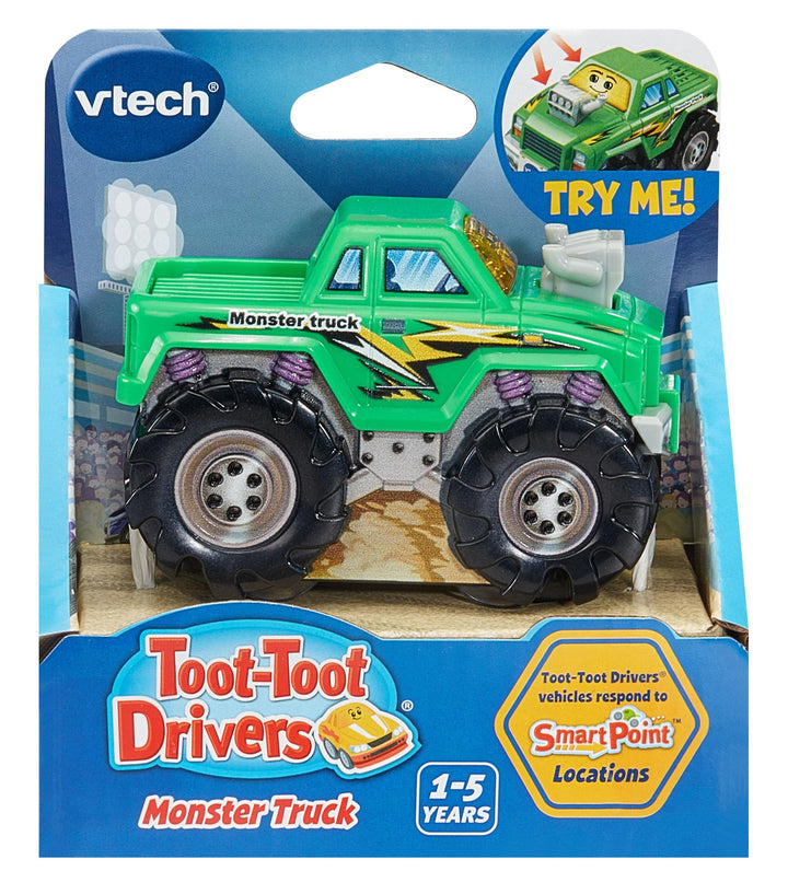 VTech Toot-Toot Drivers Monster Truck - Interactive Light-Up Vehicle with Music & Sounds for Toddlers