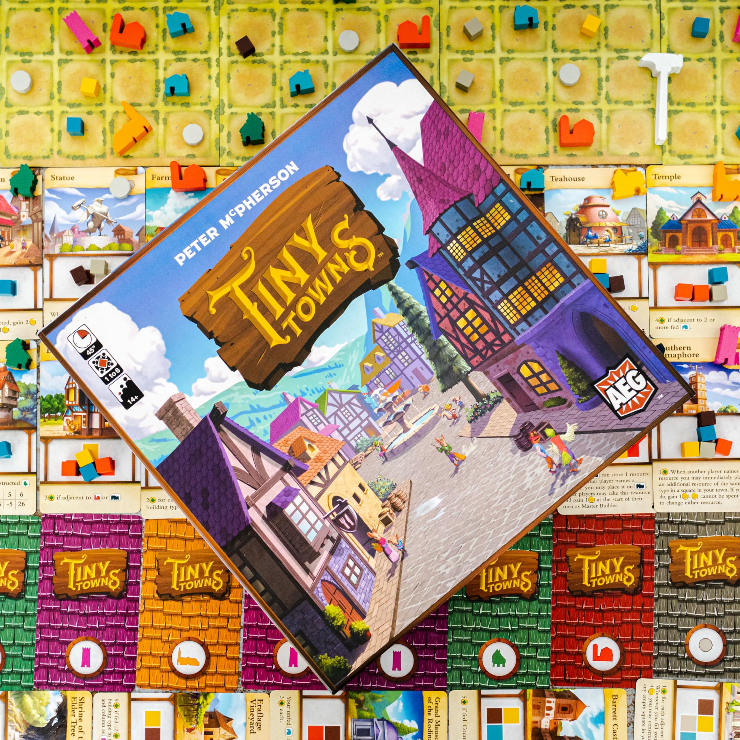 Alderac Entertainment Group Tiny Towns Board Game 7