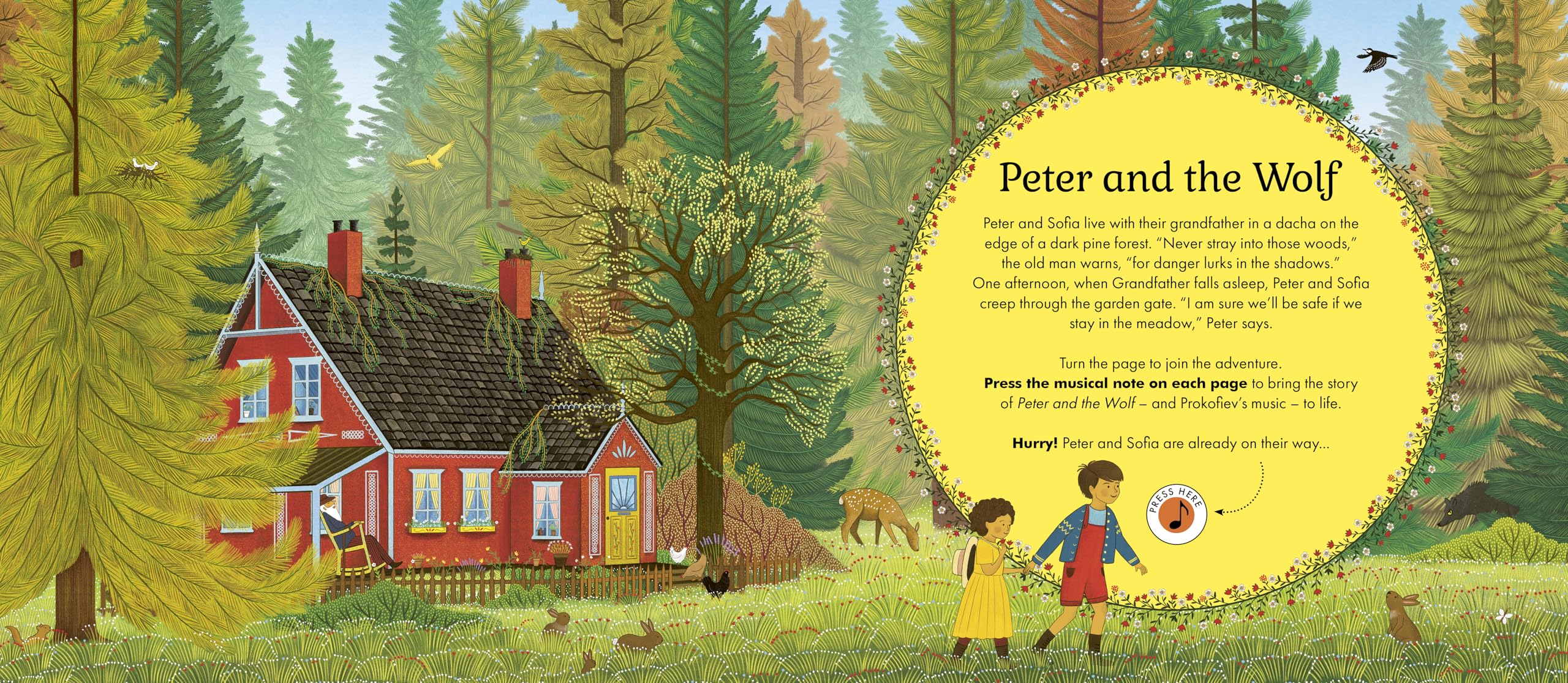 Frances Lincoln The Story Orchestra: Peter and the Wolf - Interactive Sound Book for Ages 2-5 5