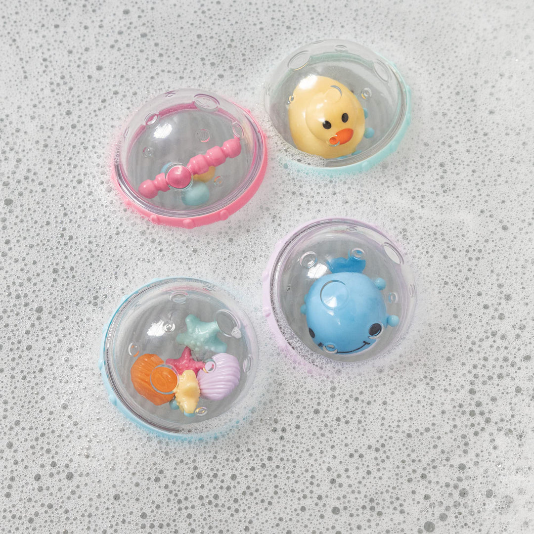 Munchkin Float and Play Bubbles Bath Toy - Spinning, Rattling & Floating Water Play for Babies 4+ Months