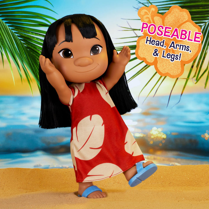 Disney Lilo & Stitch 14-inch Poseable Lilo Doll with 5-inch Stitch Figure - Just Play