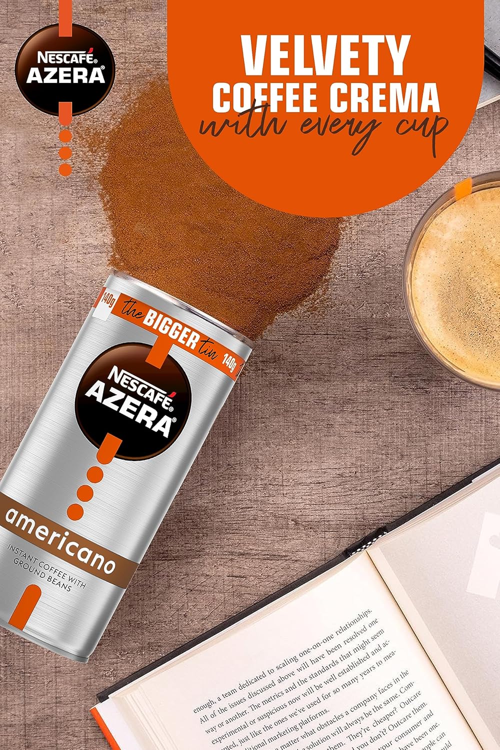 NESCAFÉ Azera Americano Instant Coffee 140g (Pack of 6)
