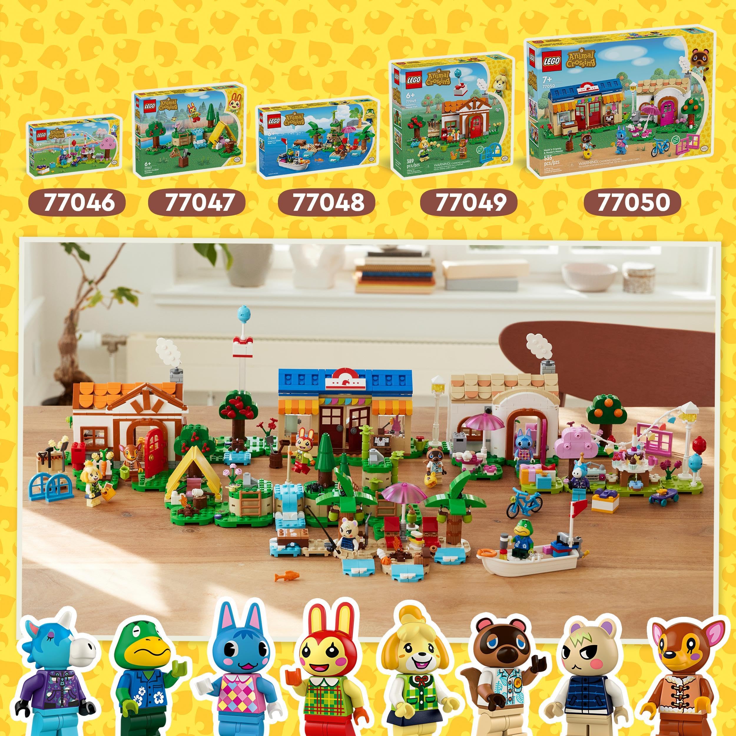 LEGO Animal Crossing Kapp'n's Island Boat Tour 77048 - Buildable Playset with Marshal & Kapp'n Minifigures 12