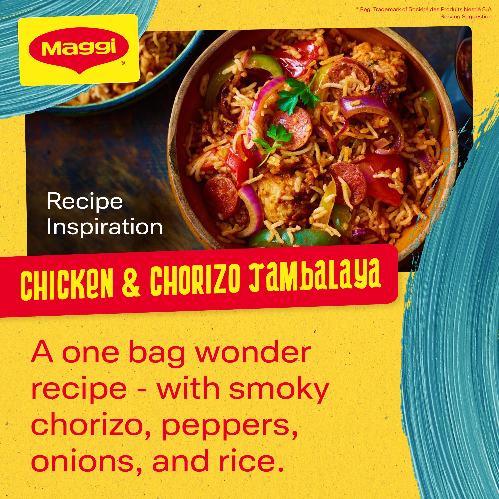 MAGGI - So Juicy Cajun Chicken Recipe Mix (38g sachet) 5