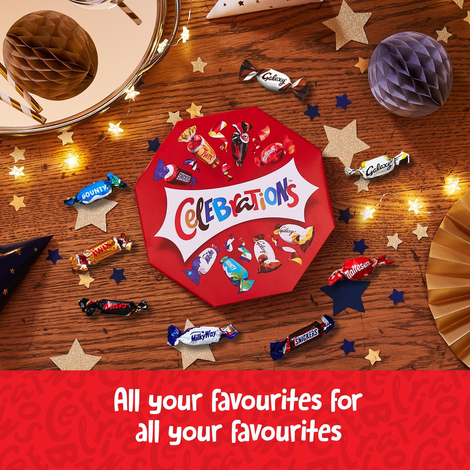 Celebrations Bulk Chocolate Box, 950g - Assorted Mini Chocolate Bars & Biscuits Gift Box 5