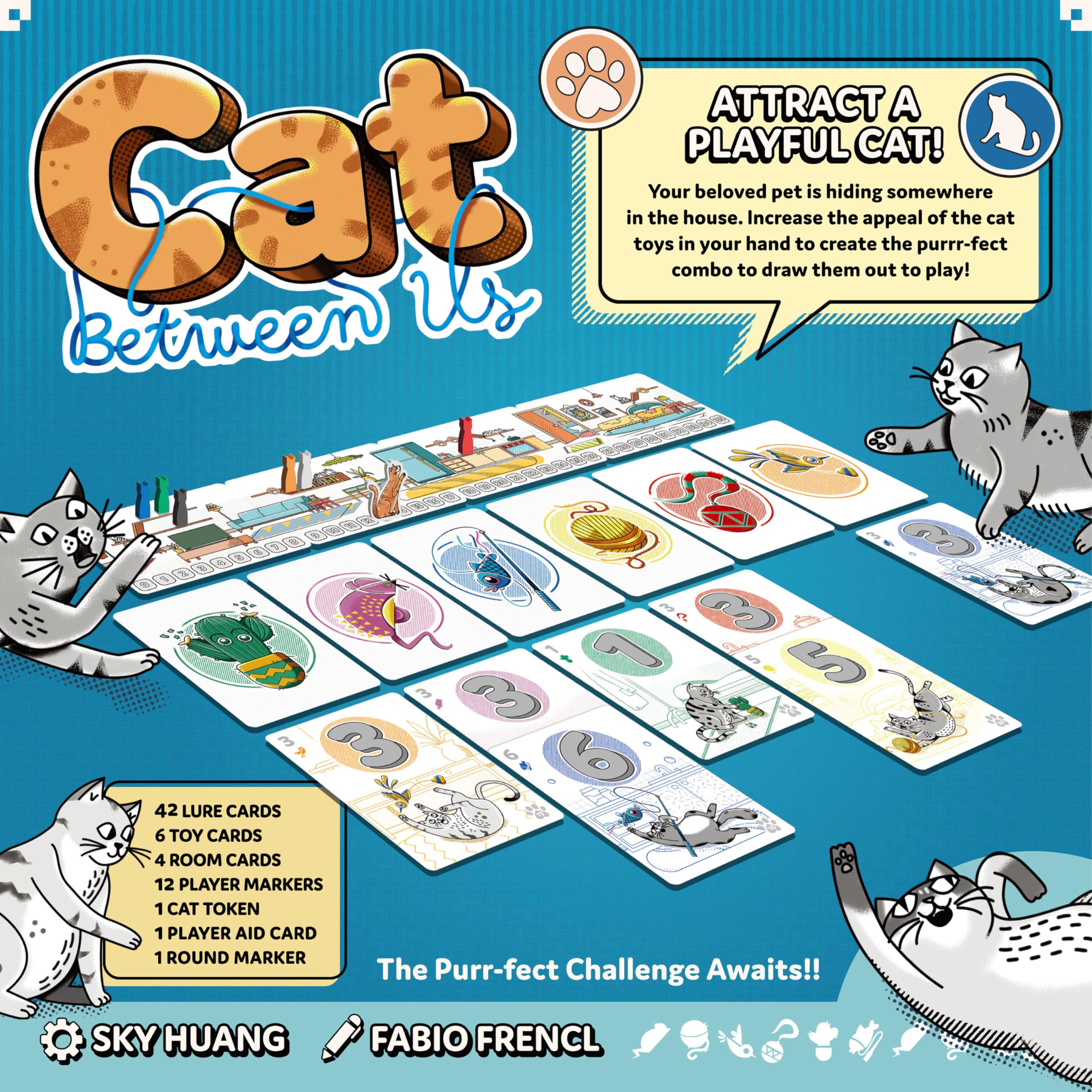 USAopoly Cat Between Us Board Game 2