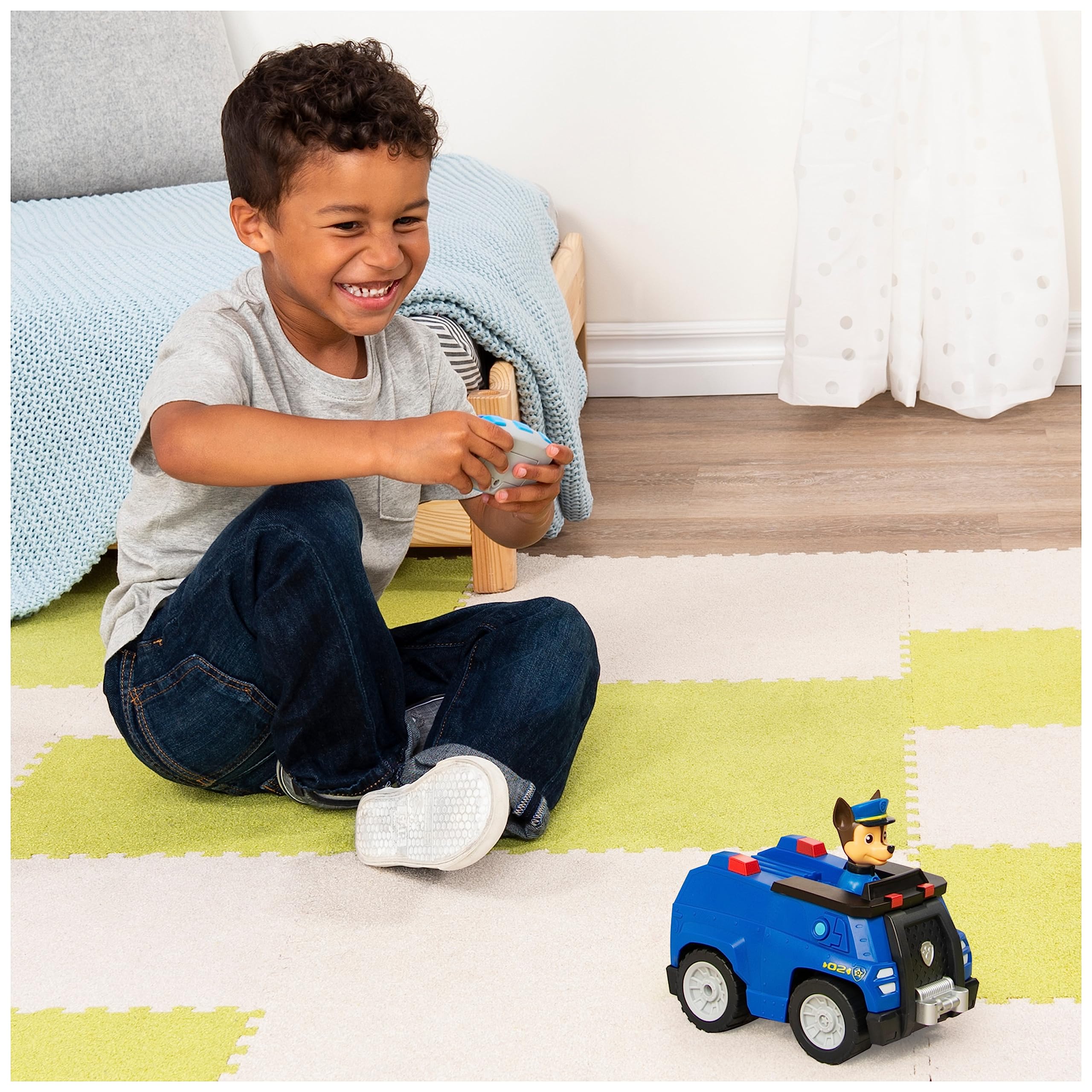 PAW Patrol Chase Remote Control Police Cruiser - 2-Way Steering Vehicle for Kids 13