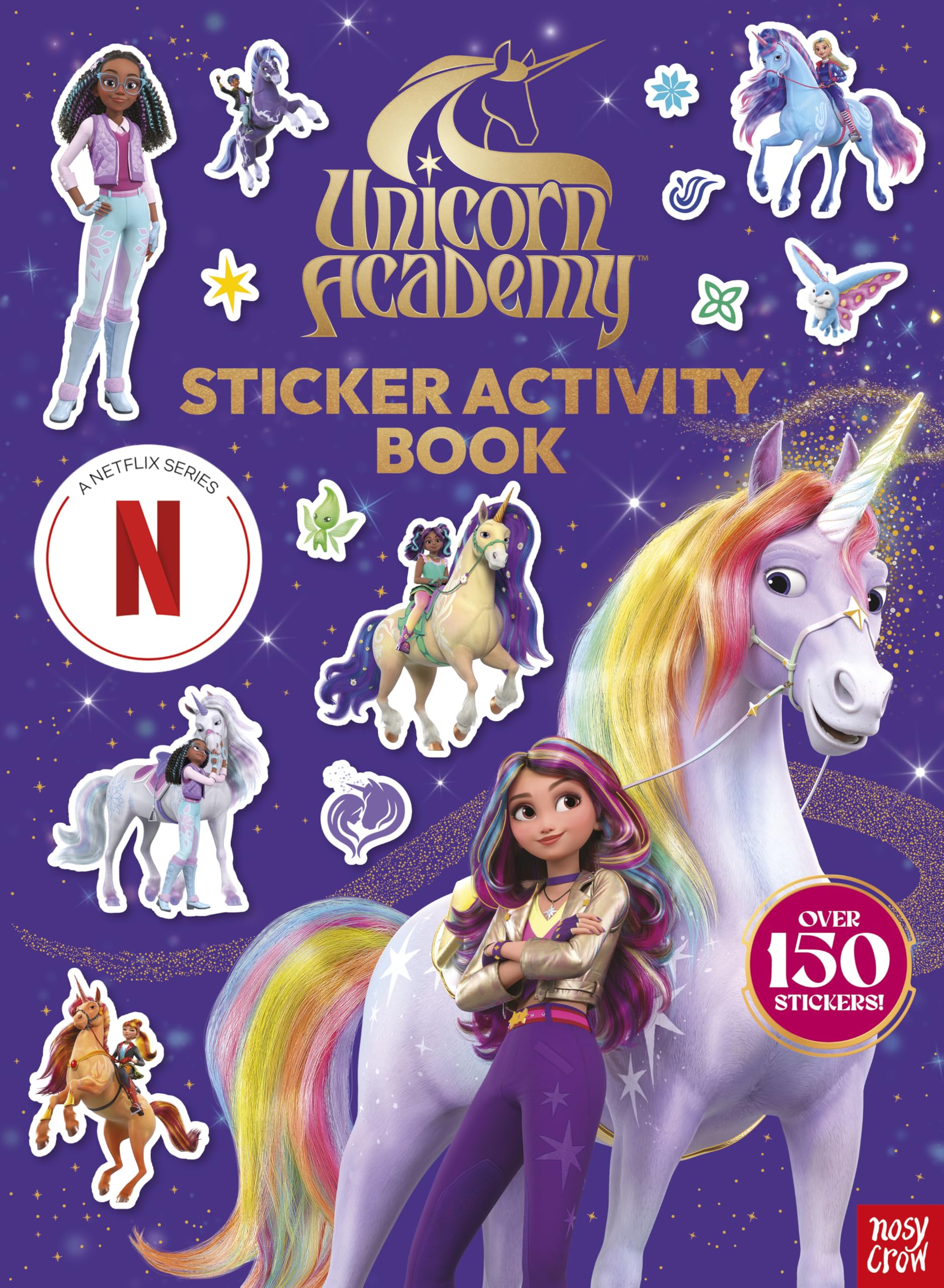 Unicorn Academy Nosy Crow Sticker Activity Book | Paperback | Ages 4-7 1