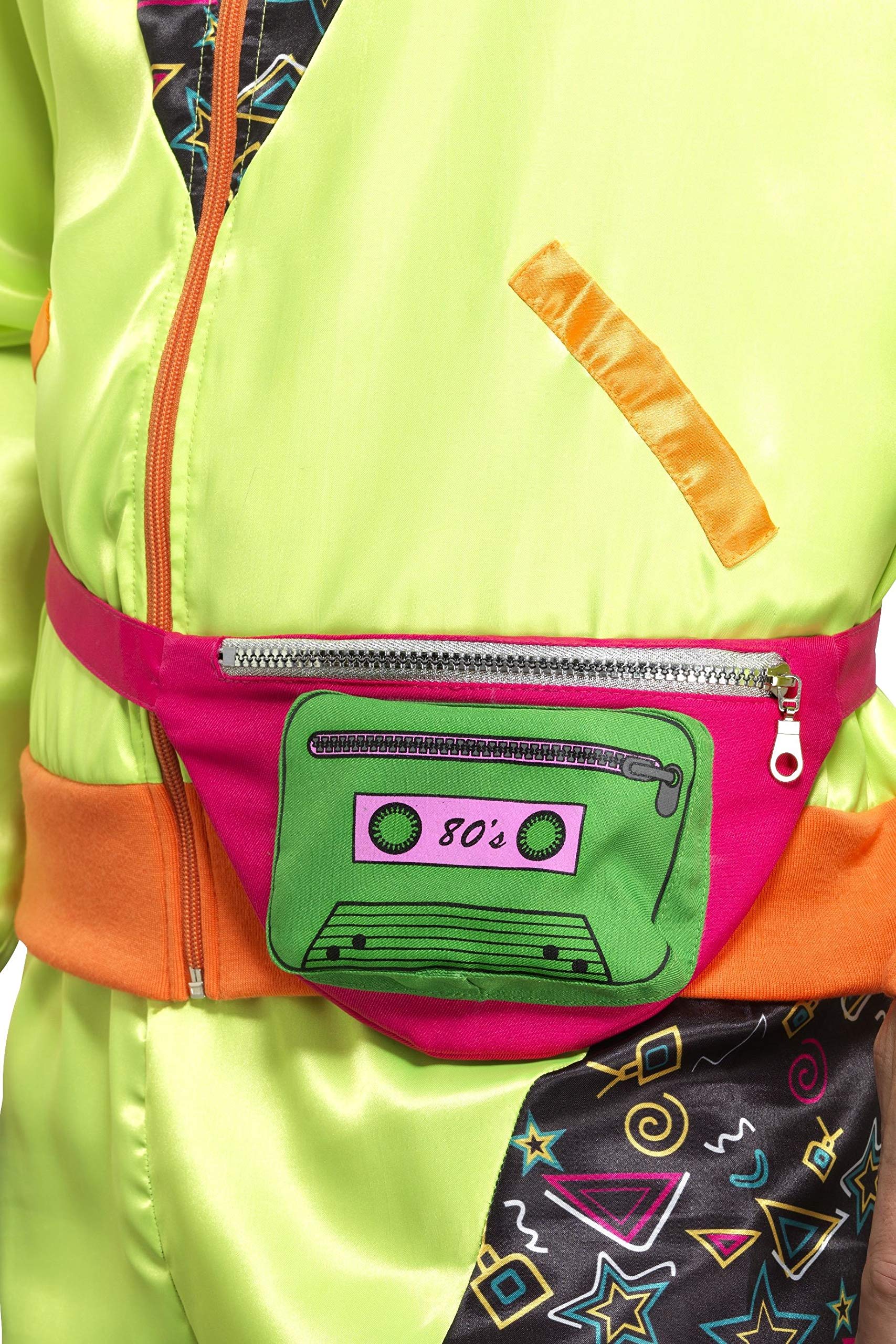 Smiffys 80s Bum Bag - Multi-Coloured Fancy Dress Accessory 5