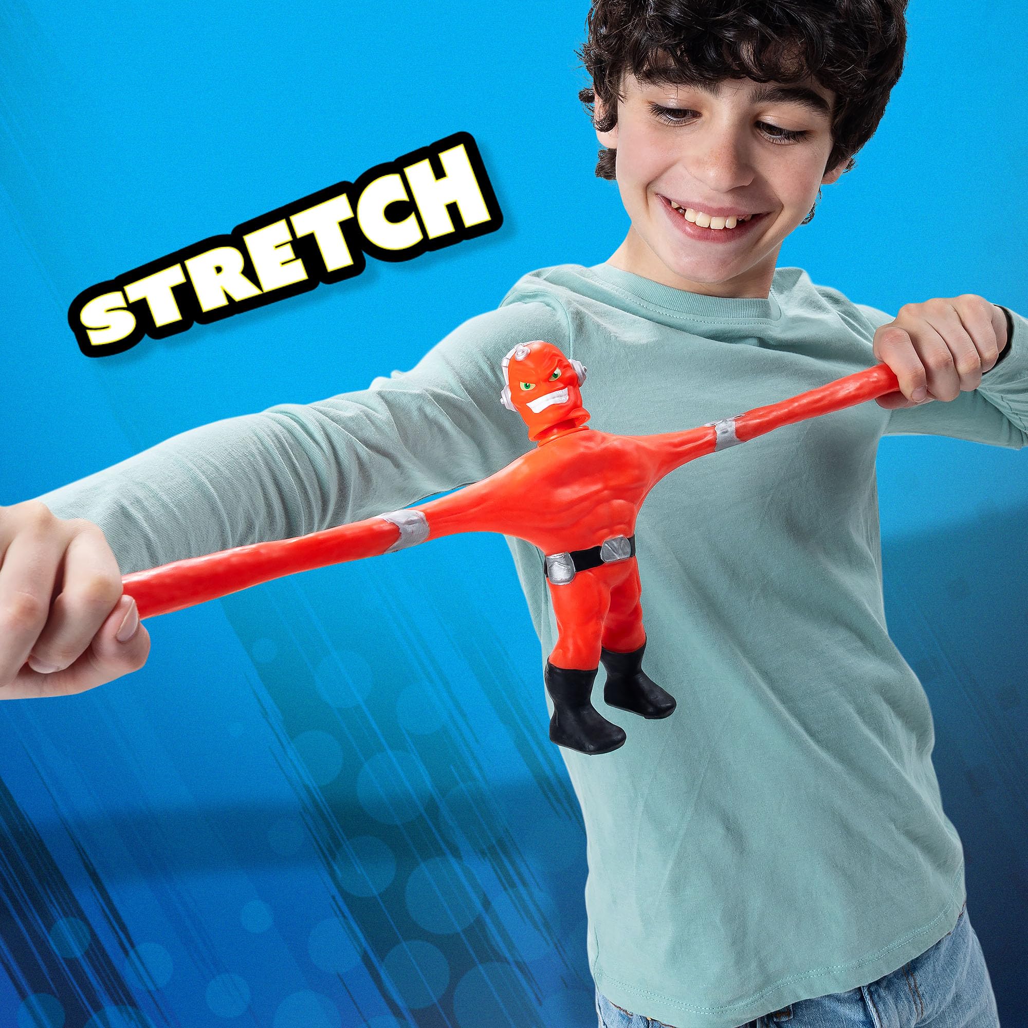 Stretch Armstrong Vac-Man Core Figure - Vacuum-Powered Stretch Action Figure 13