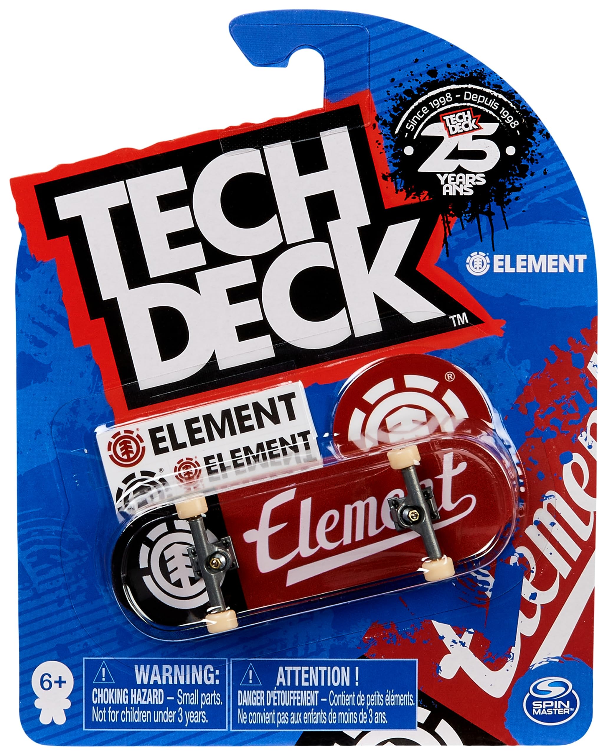Tech Deck 96-mm Fingerboard with Authentic Skate Designs | Ages 6+ | Customisable 6