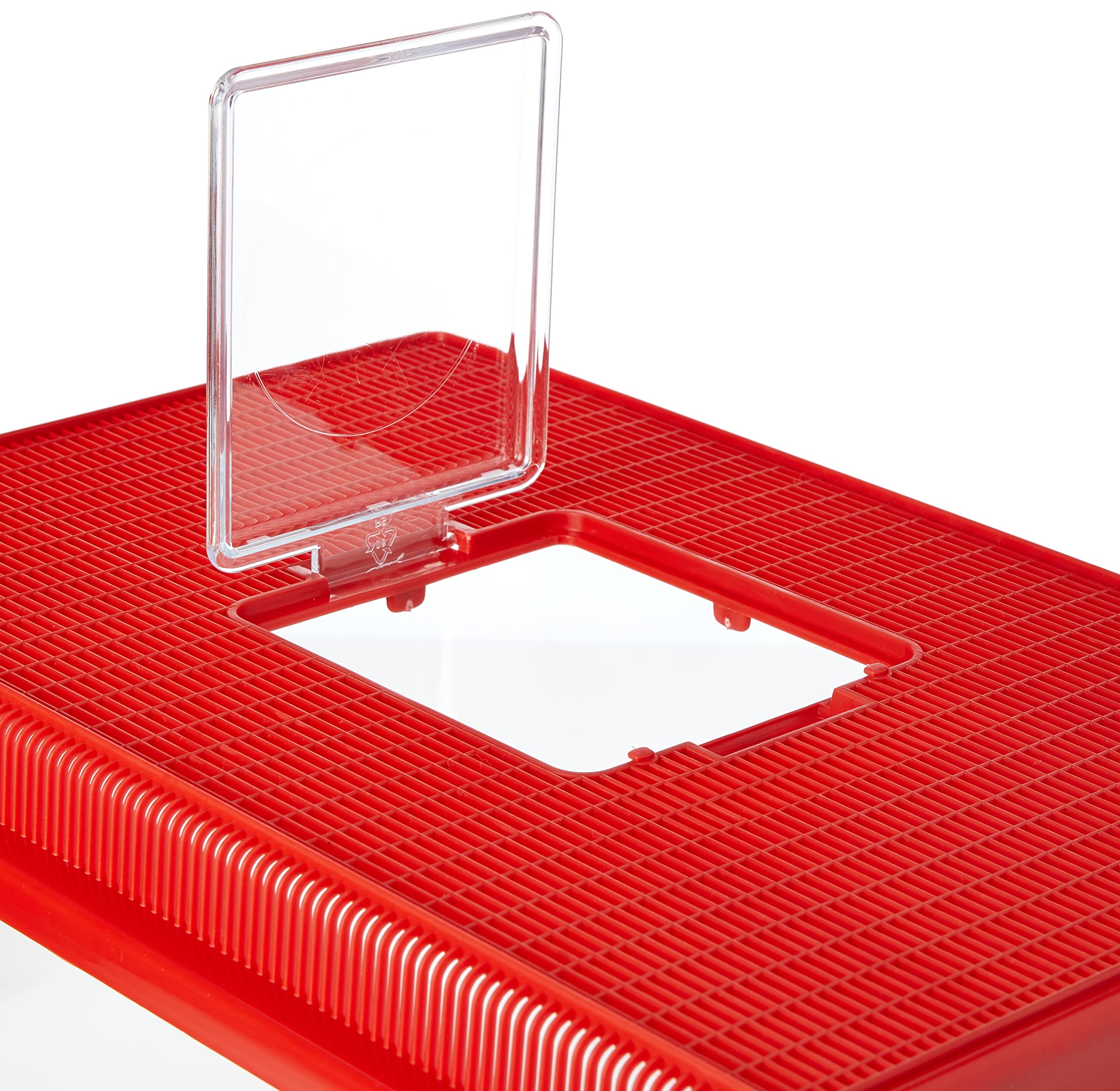 Ferplast Geo Extra Large Plastic Breeding Tank - 11L Capacity | Red
