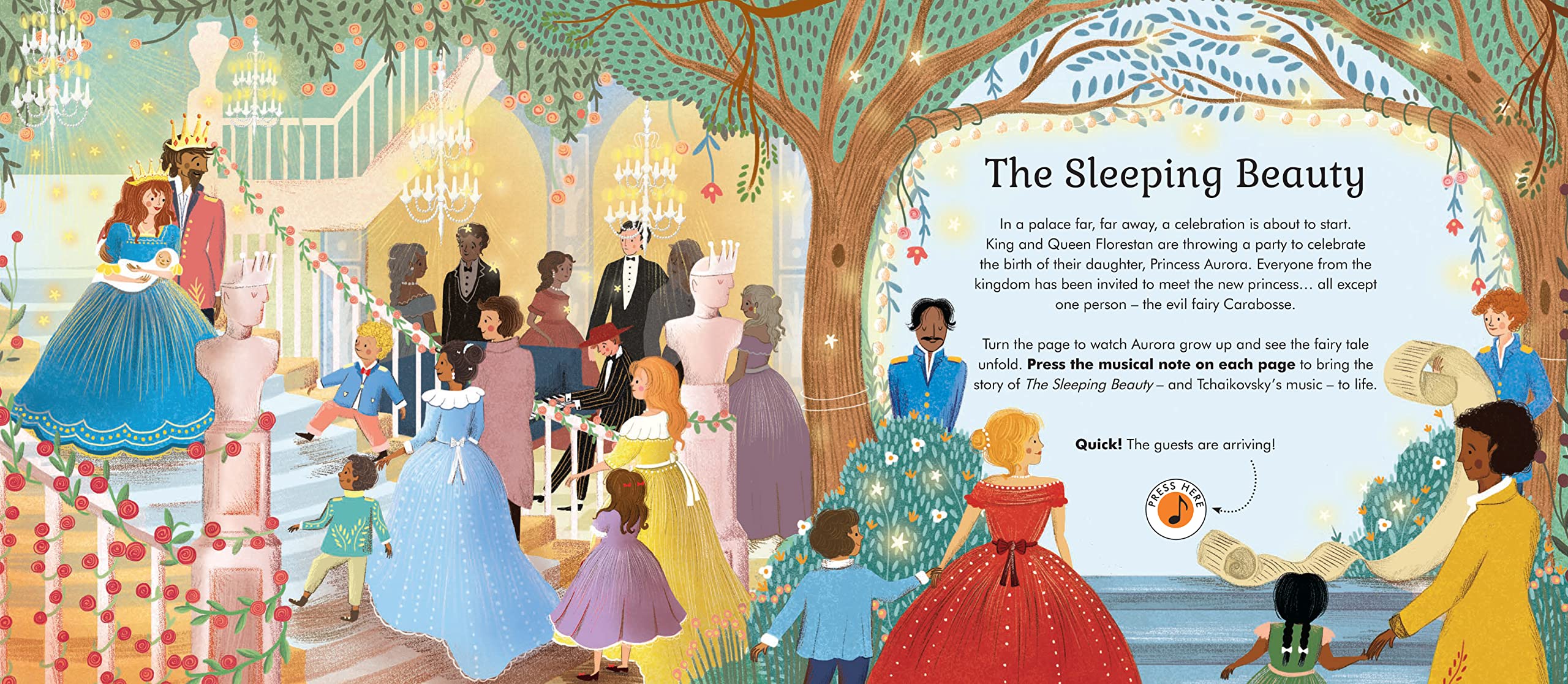 Frances Lincoln The Story Orchestra: The Sleeping Beauty - Press Note to Hear Tchaikovsky's Music | Picture Book | Illustrated 5