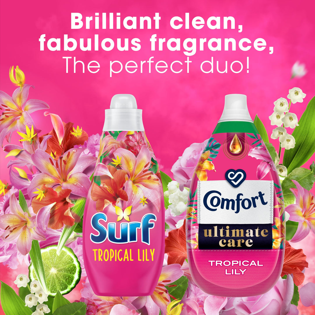 Surf Tropical Lily Laundry Washing Liquid Detergent (1.5L)