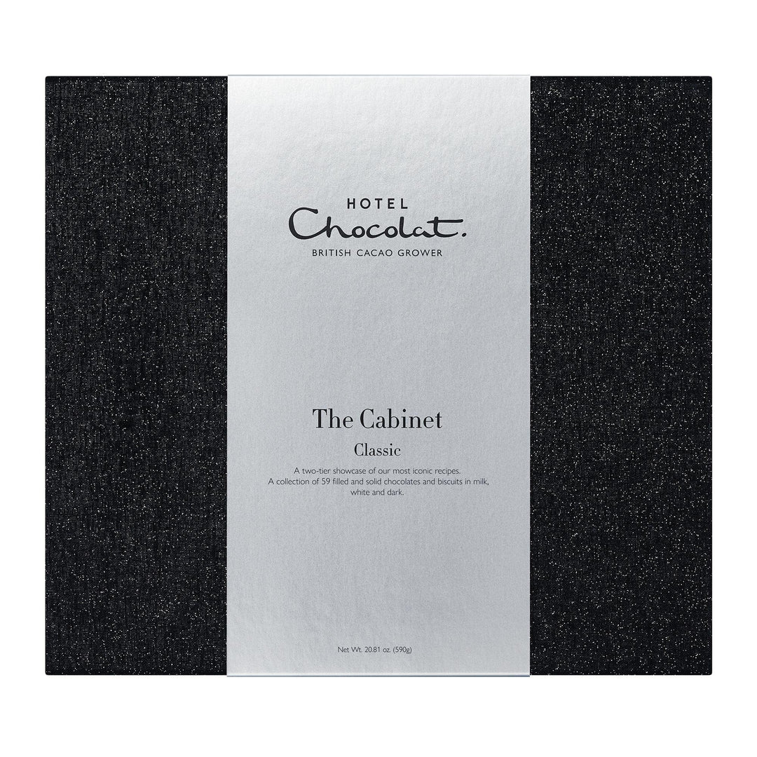 Hotel Chocolat Classic Cabinet 600g - Assorted Milk, Dark & White Chocolates