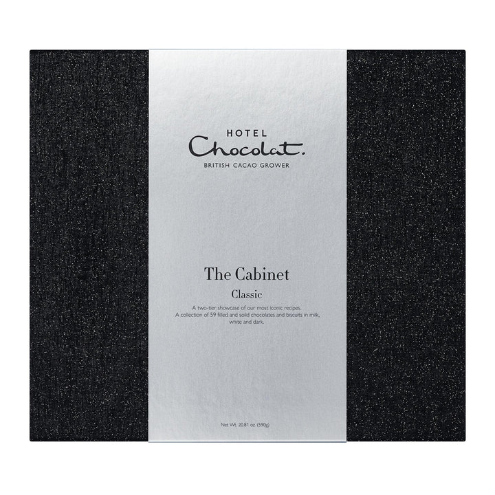 Hotel Chocolat Classic Cabinet 600g - Assorted Milk, Dark & White Chocolates