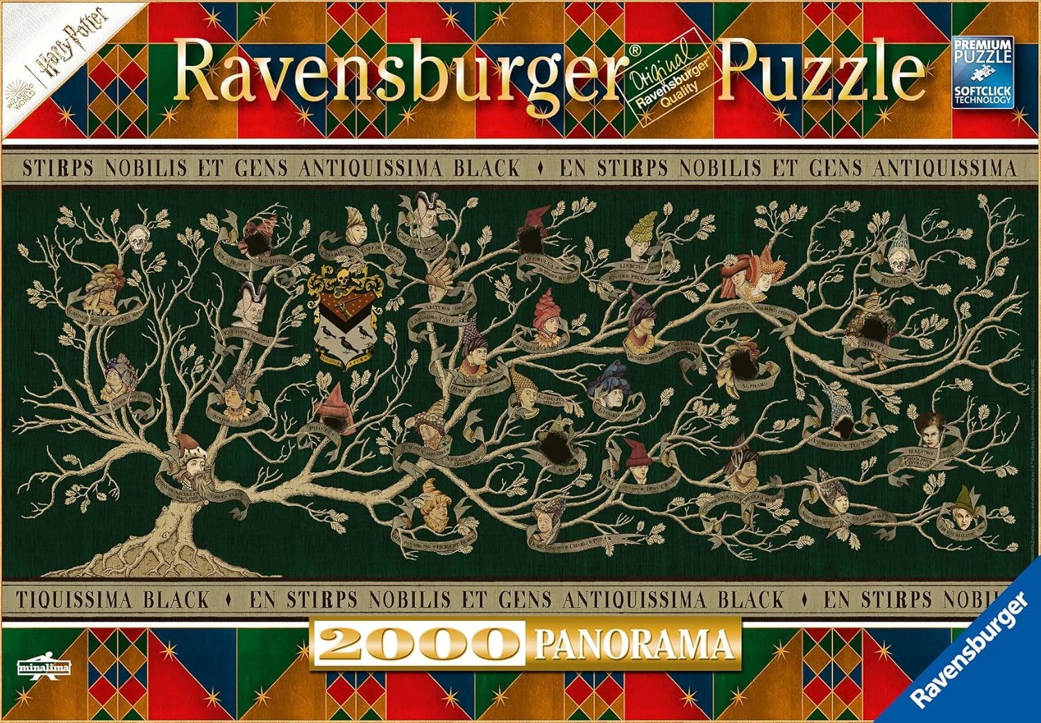 Ravensburger Harry Potter 2000 Piece Jigsaw Puzzle - Black Family Tree Tapestry 4