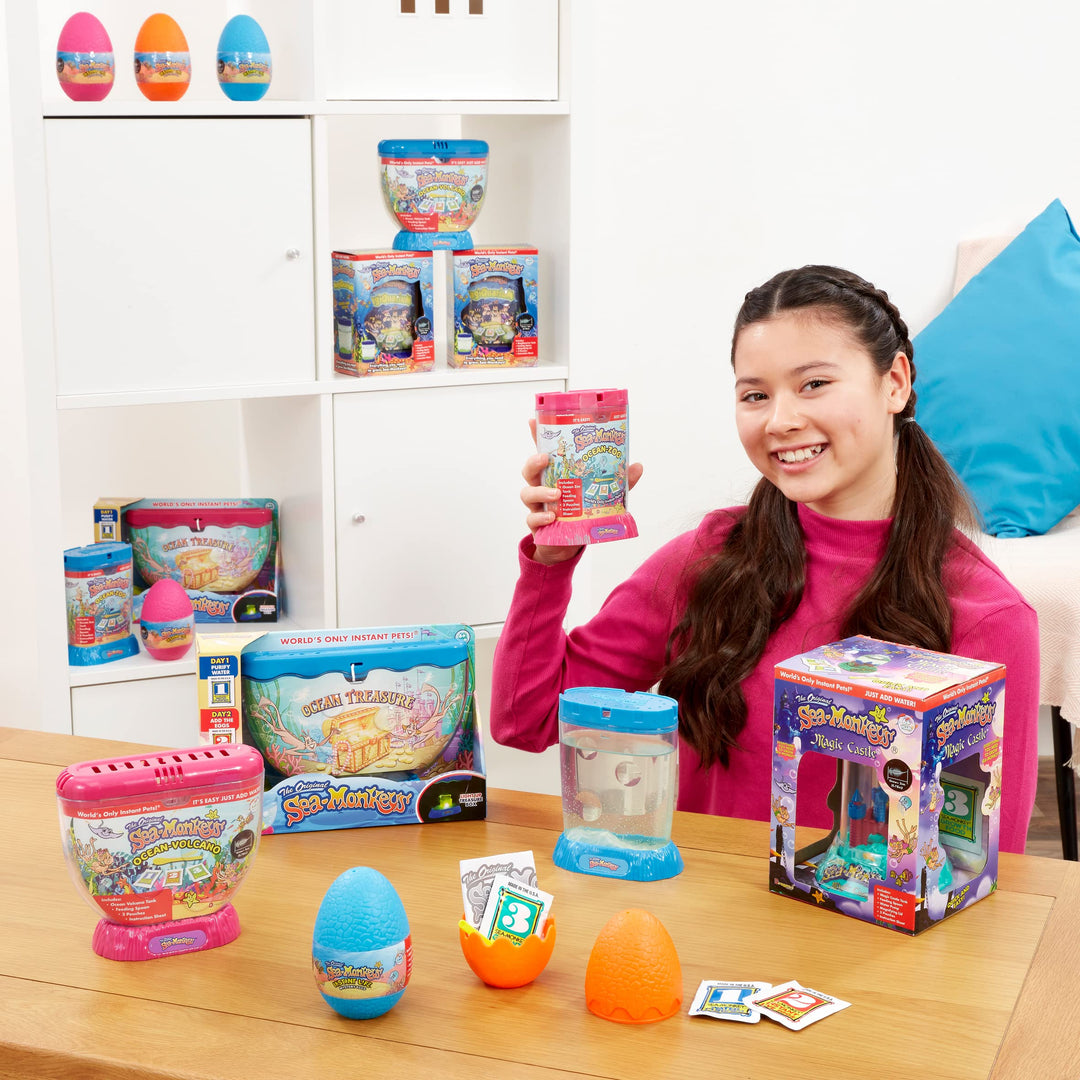 Sea Monkeys Mystery Egg Refill Kit - Live Brine Shrimp Science Experiment for Kids 6+