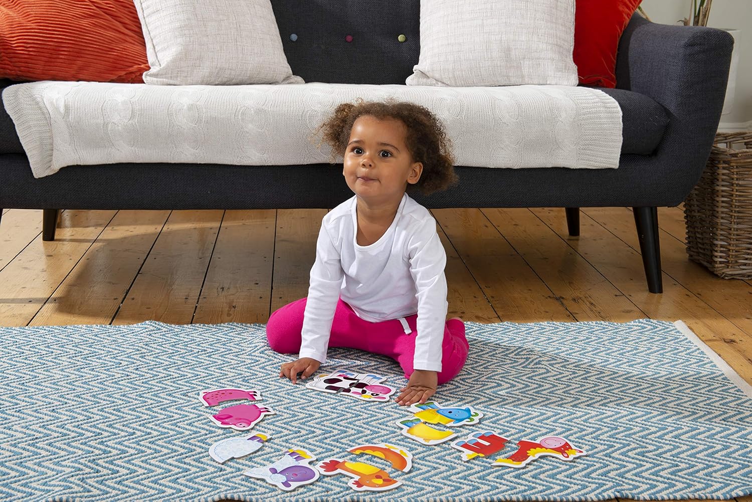 Galt Baby Puzzles - Farm Animal 2-Piece Jigsaw Set for Toddlers 18 Months+ 8