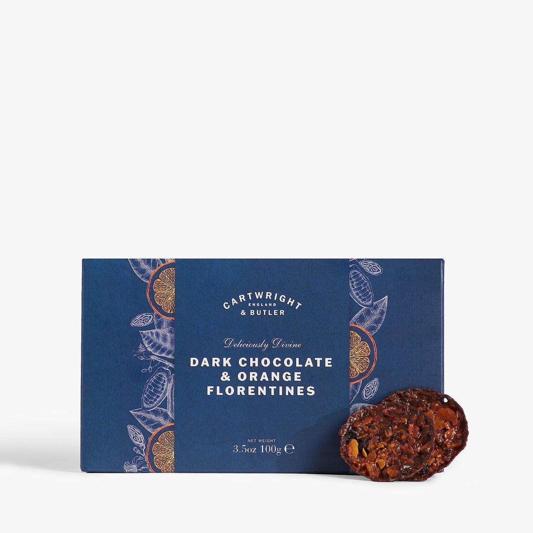 Cartwright & Butler - Dark Chocolate & Orange Florentines