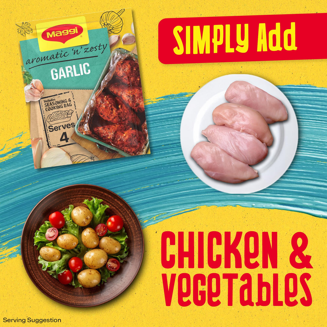 MAGGI - So Juicy Garlic Chicken Recipe Mix (30g Sachet)