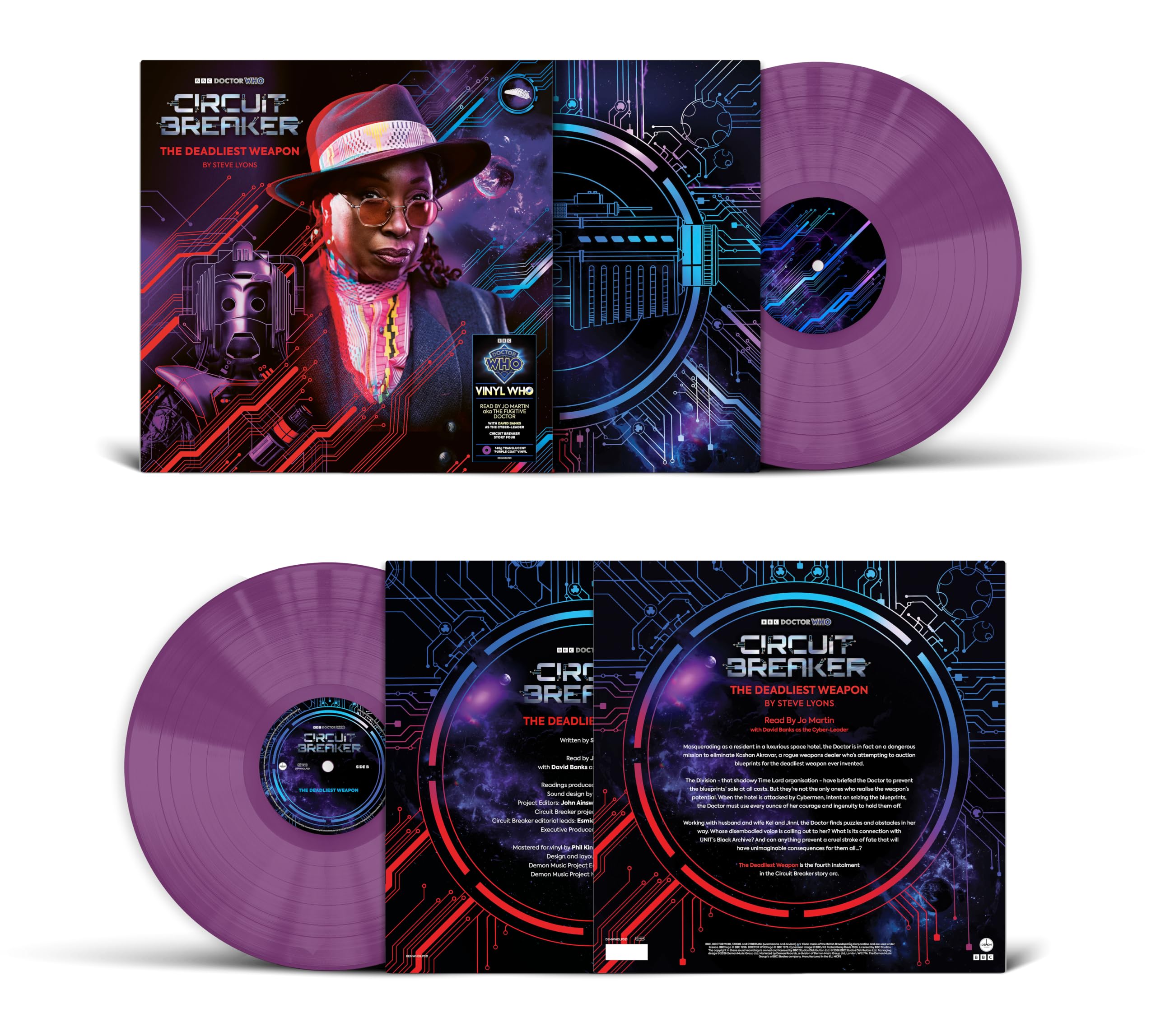 Doctor Who - Circuit Breaker: The Deadliest Weapon [Translucent Purple Coat Vinyl] 2